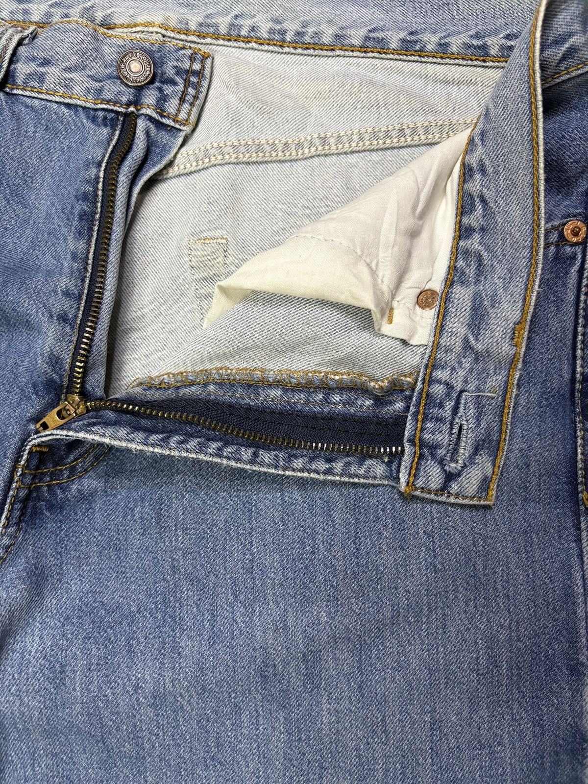 Levi's Vintage 90s Levis 508 Blue Wash Loose Baggy Jeans Size US 33 - 9 Thumbnail