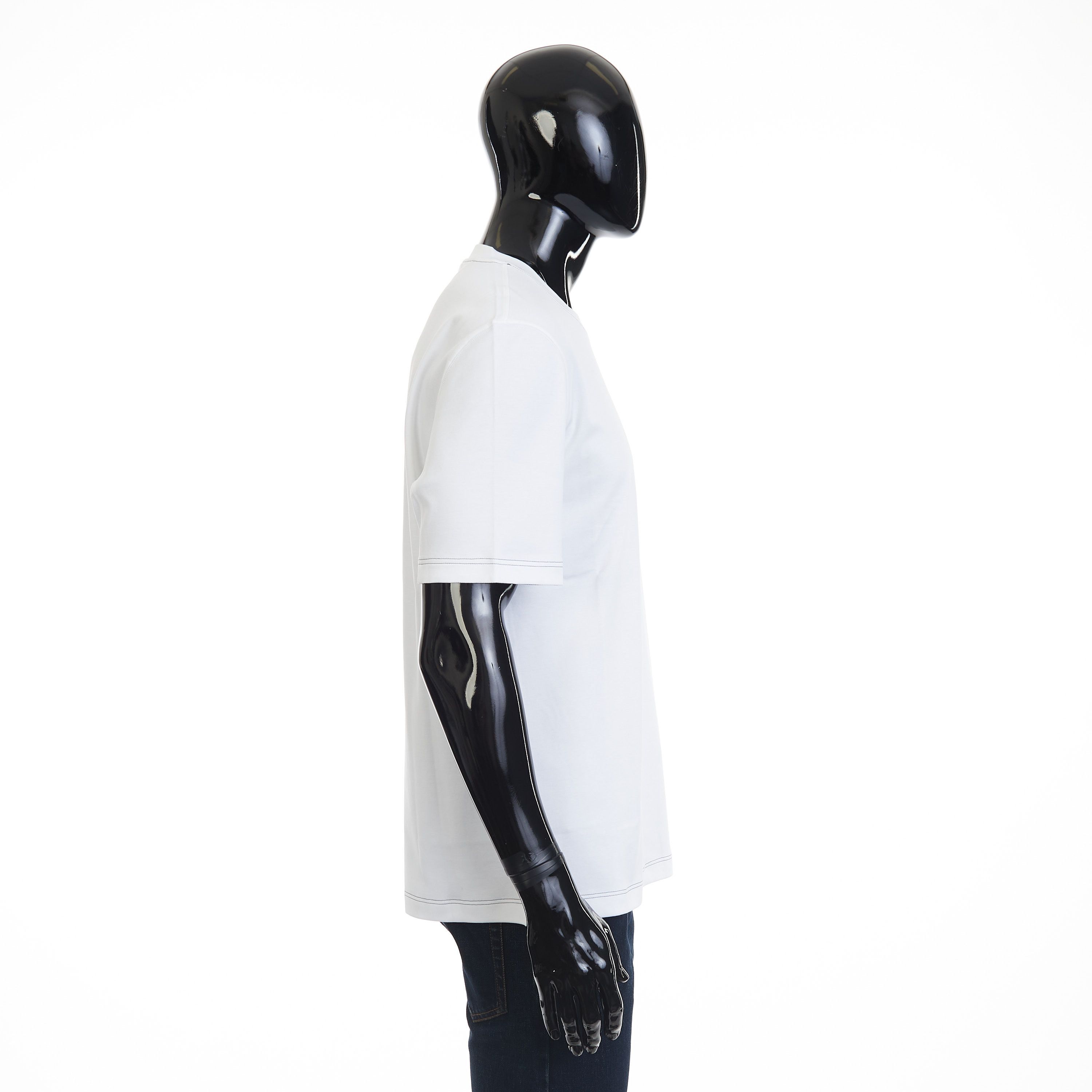 Brunello Cucinelli White Crew Neck T-shirt - Short-sleeve, Cotton Interlock Size US XL / EU 56 / 4 - 8 Thumbnail