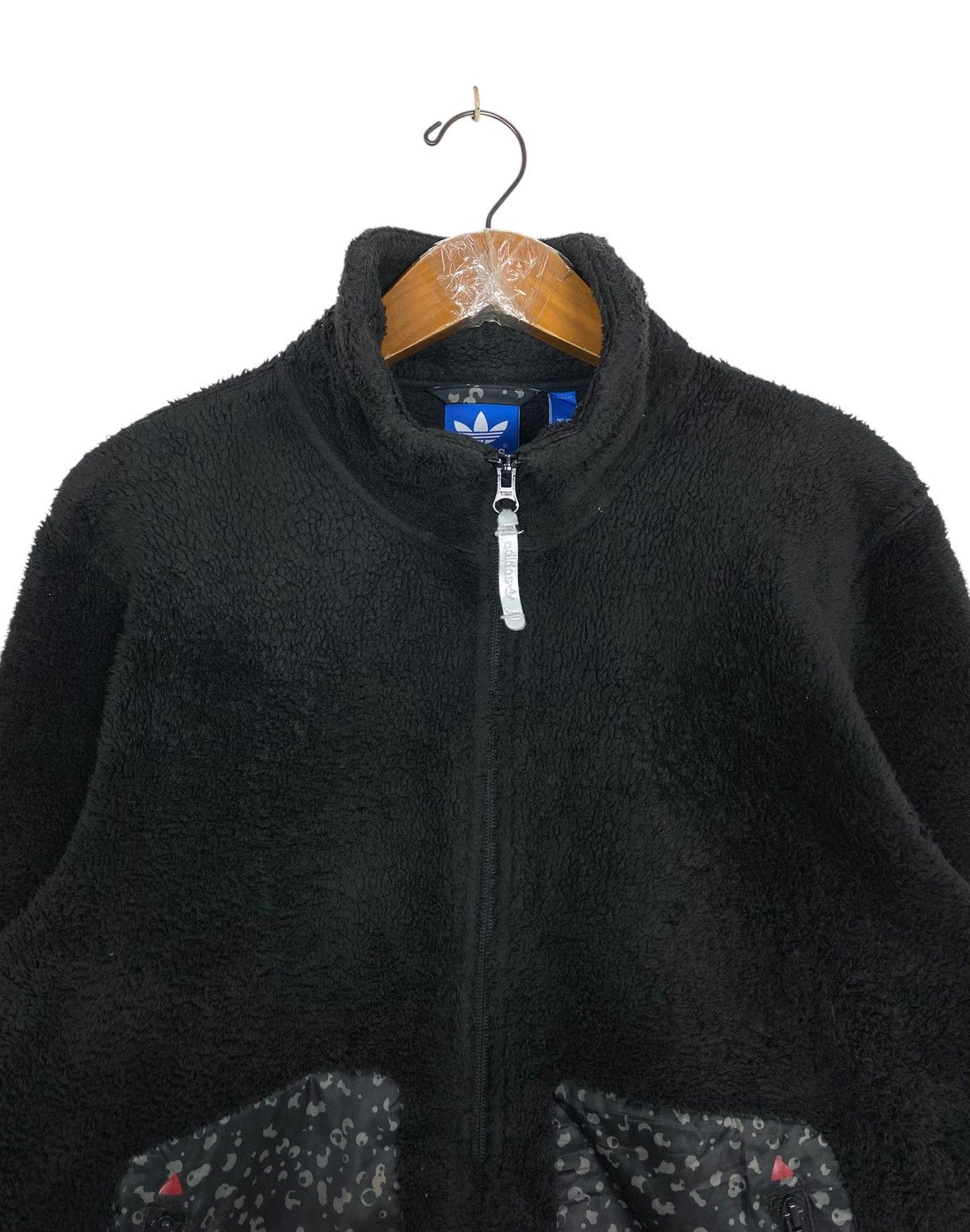 Adidas Rare‼️ Adidas Deep Pile Zipper Jacket Size US S / EU 44-46 / 1 - 4 Thumbnail
