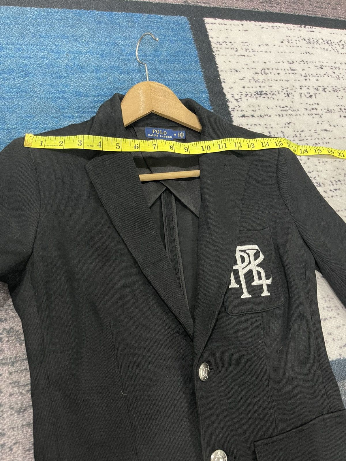Polo Ralph Lauren Polo Ralph Lauren Embroidery Logo Black Blazer Size XS / US 0-2 / IT 36-38 - 15 Thumbnail