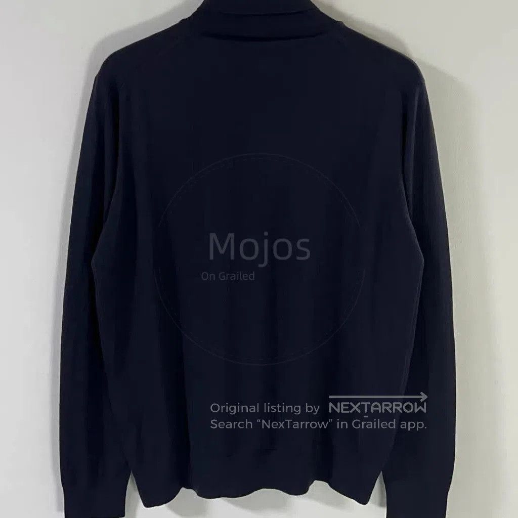Prada Sz 52 Prada Navy Black label Hi-neck Knitwear. Size US L / EU 52-54 / 3 - 2 Thumbnail