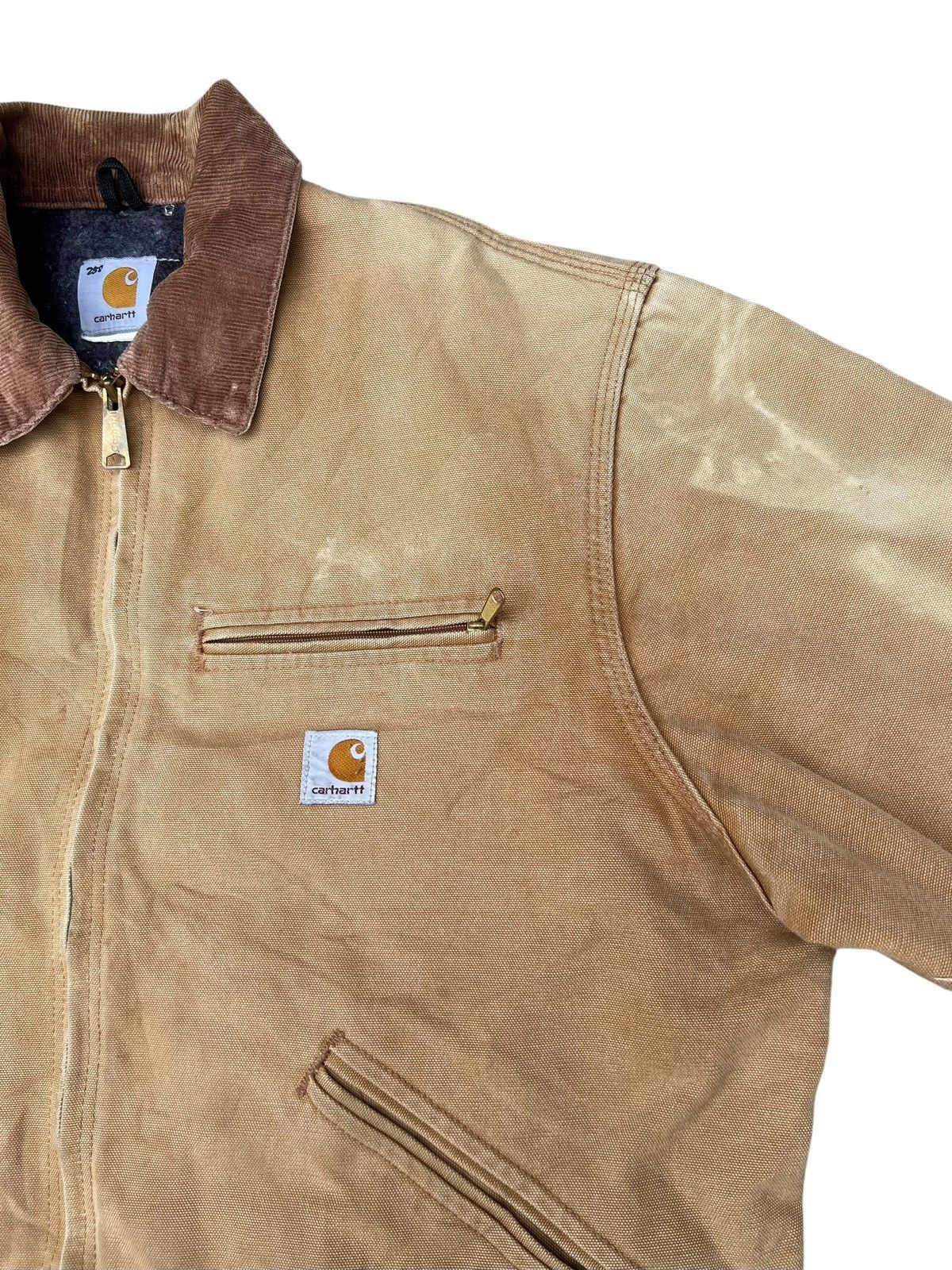 Carhartt Distressed 90s Carhartt Detroit Blanket Lined Senim Jacket Size US L / EU 52-54 / 3 - 9 Thumbnail