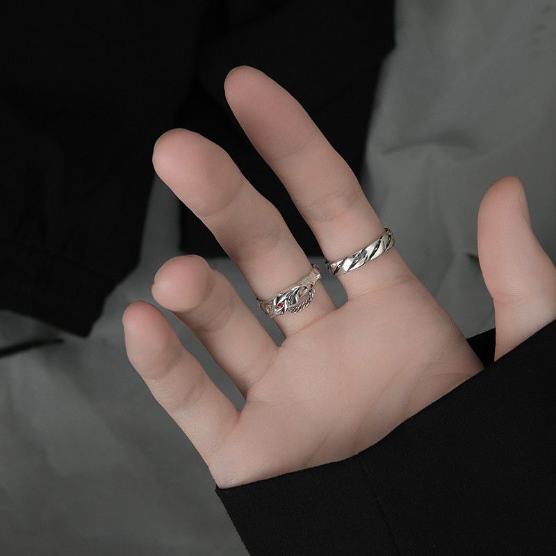 Jewelry New Design Jewelry Rings Open Size Chrome Ring (Size 7-13) Size ONE SIZE - 1 Thumbnail