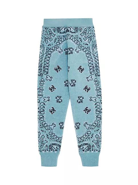 Amiri oc11z0225 KIDS Bandana Sweatpant & Jogger in Blue/Black Size US 26 / EU 42 - 1 Thumbnail