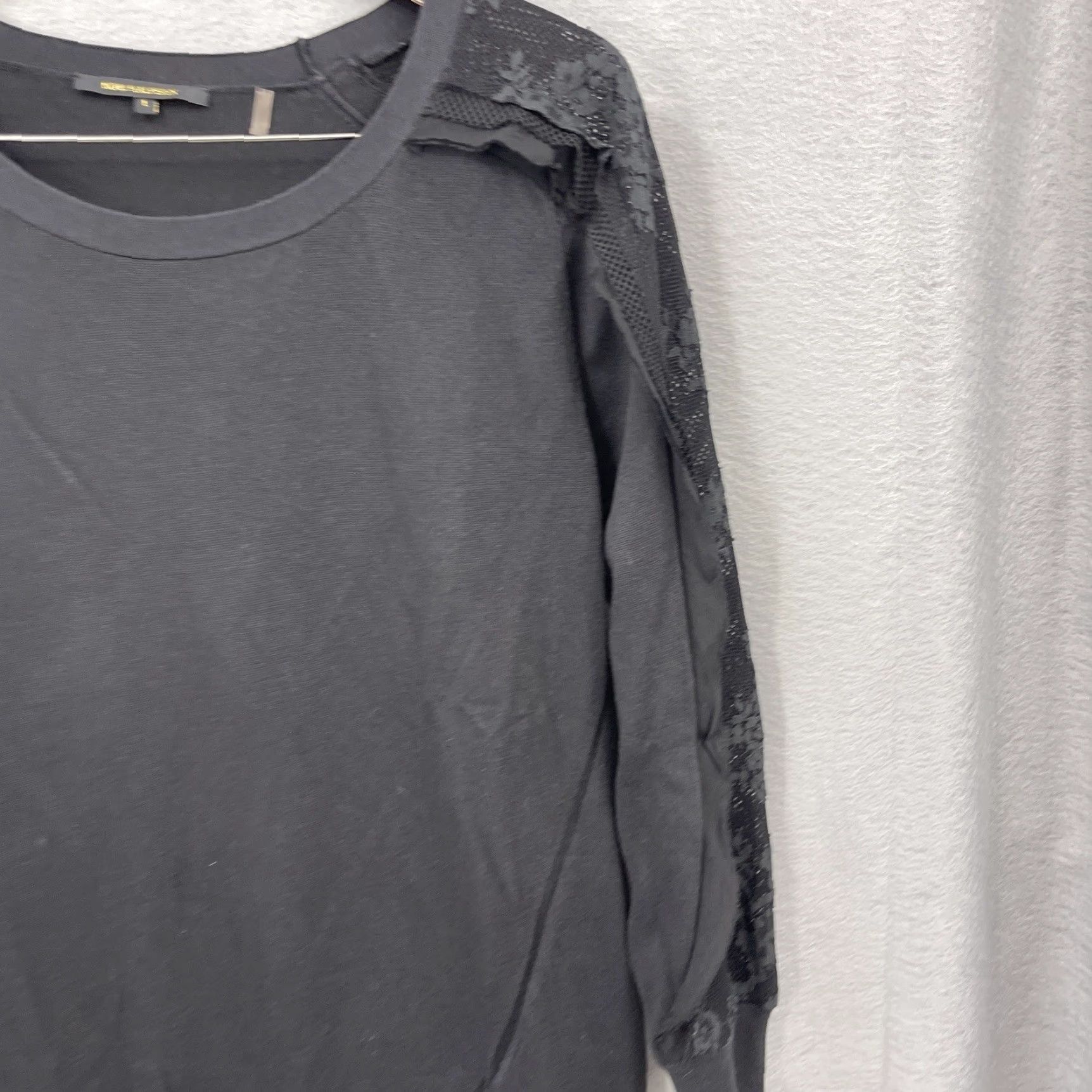 KOBI HALPERIN VINTAGE? (not vintage) Kobi Halperin Sweater Womens Large Lace Distressed Long Sleeve Knit Quiet Luxury Size L / US 10 / IT 46 - 3 Thumbnail
