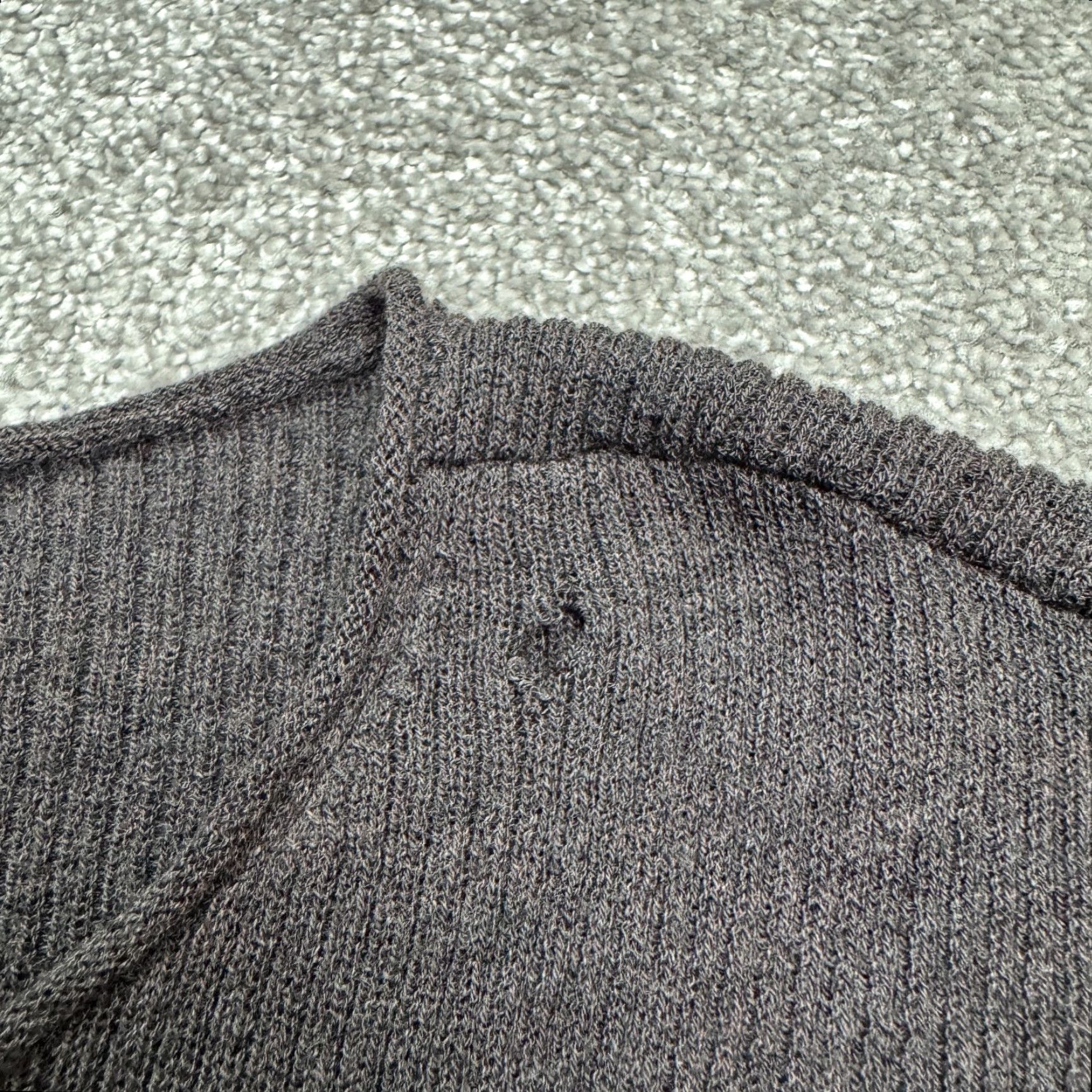 Eileen Fisher EILEEN FISHER Wool Sweater Dress Womens XS Gray Casual Knit Knee Length Long Sleeve Size XS / US 0-2 / IT 36-38 - 6 Thumbnail