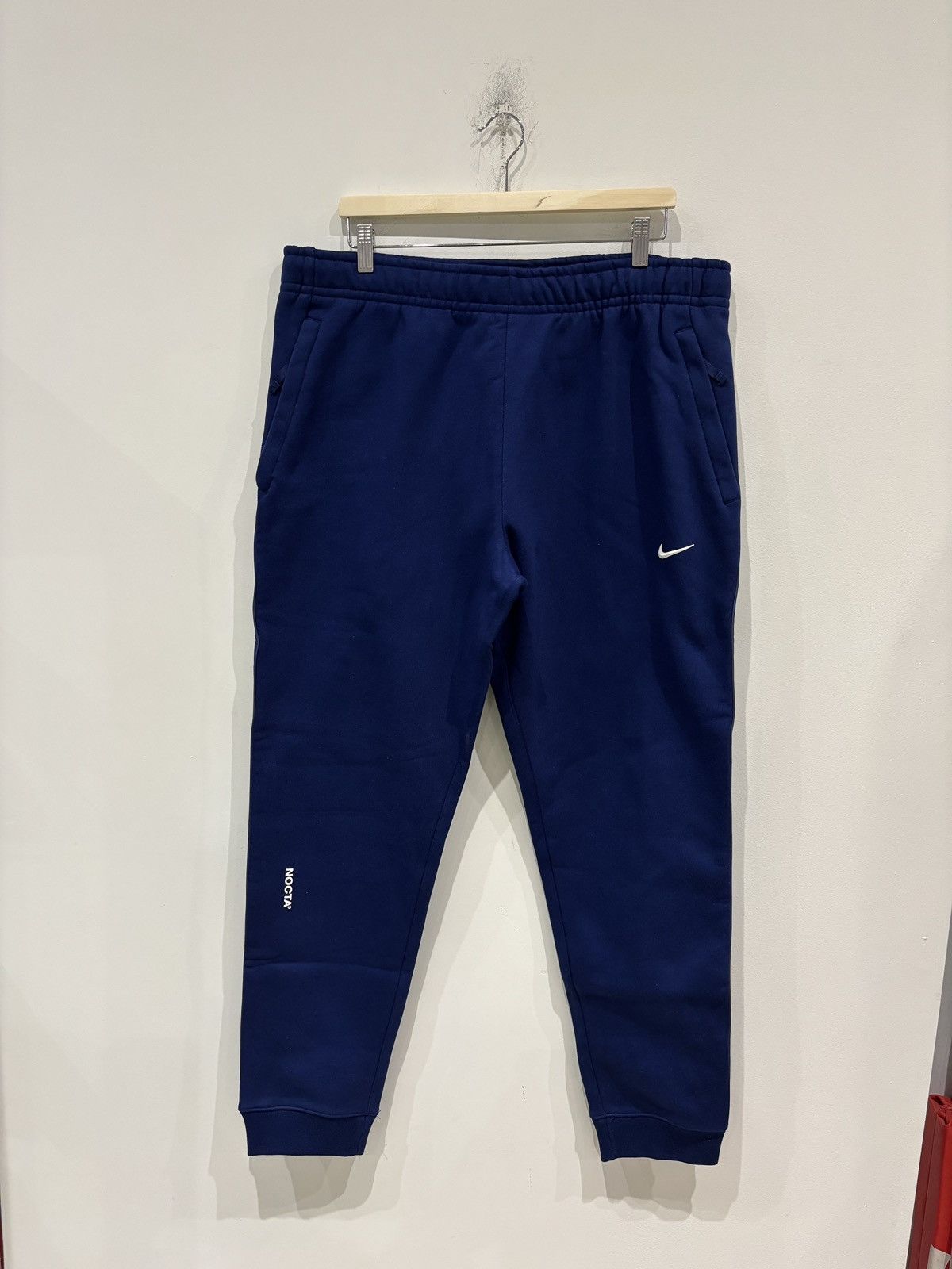 NOCTA × Nike Nike x Drake NOCTA Cardinal Stock Fleece Pants Navy Size: XL Size US 36 / EU 52 - 1 Thumbnail