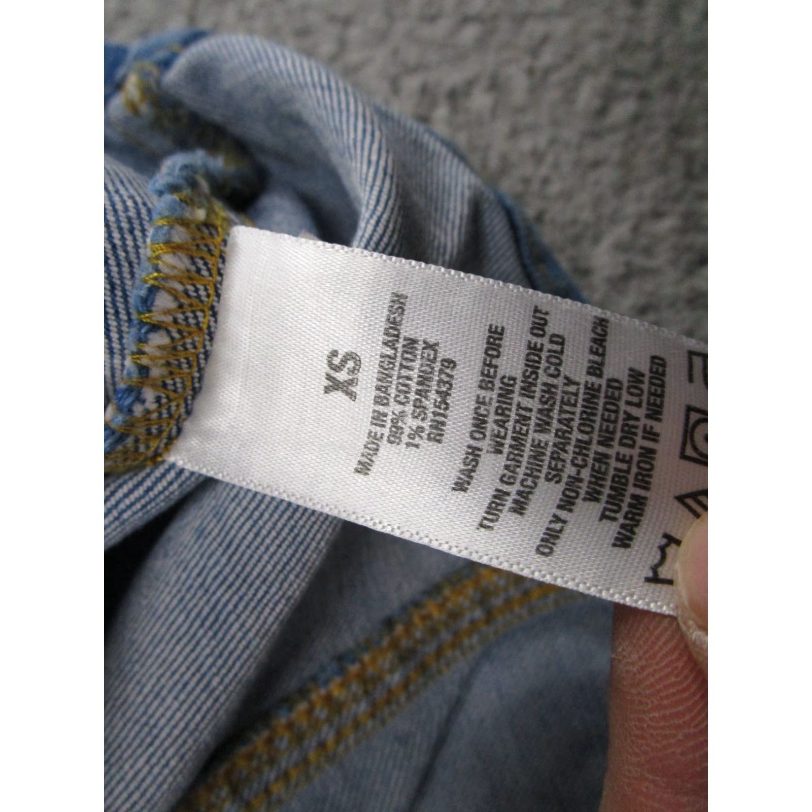 Aeropostale Aeropostale Womens XS Denim Sleeveless Dress Blue Jean Y2K Cottagecore Square Neck Cotton Spandex Denim Dress Casual Summer Spring Size 26" / US 2 / IT 38 - 3 Thumbnail