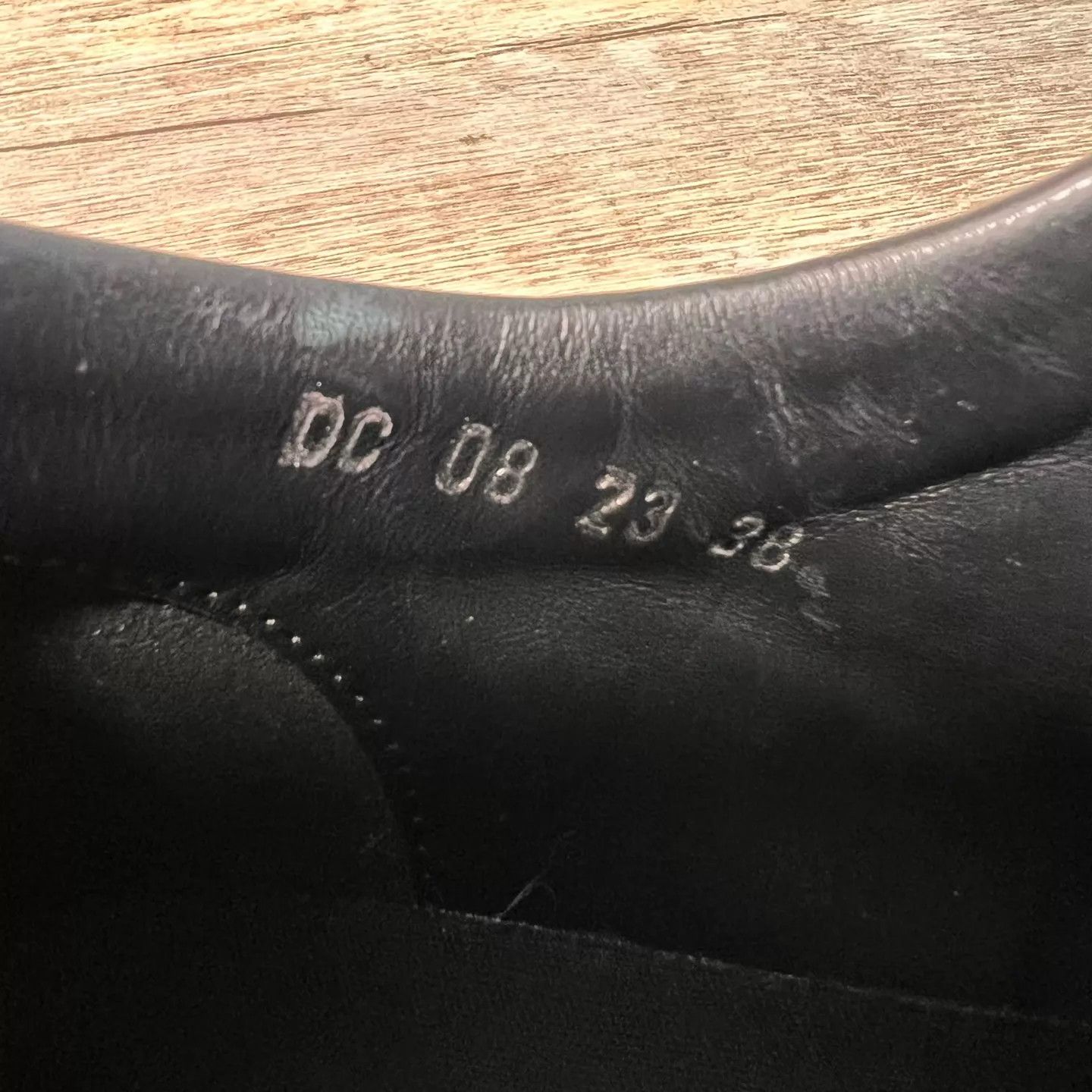 Dior DIOR Combat Black Printed Paneled Leather Shoes EU38 97new Size US 7.5 / IT 37.5 - 7 Thumbnail