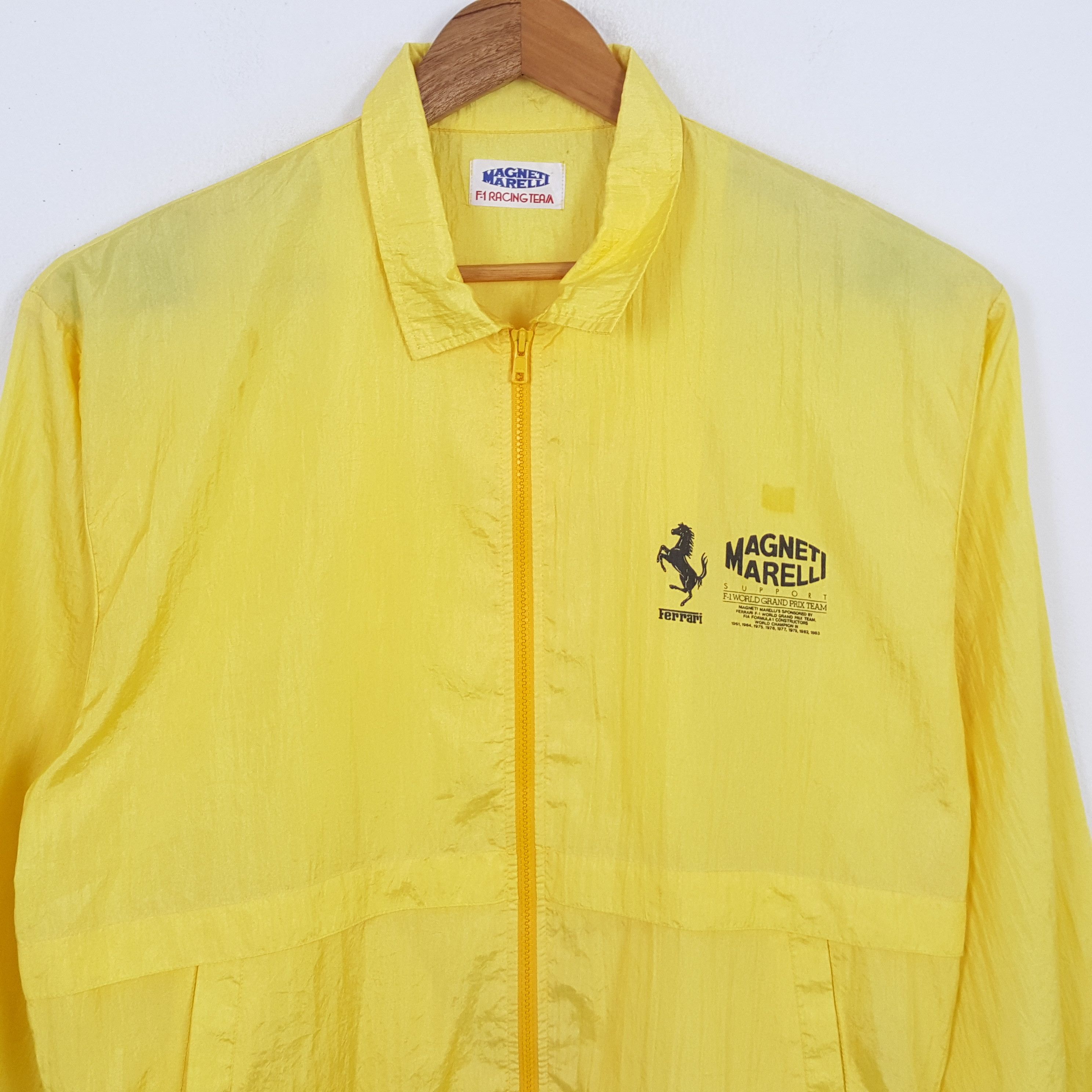 Ferrari × Vintage Vintage FERRARI MAGNETI MARELLI Formula One Jacket Size US L / EU 52-54 / 3 - 2 Thumbnail