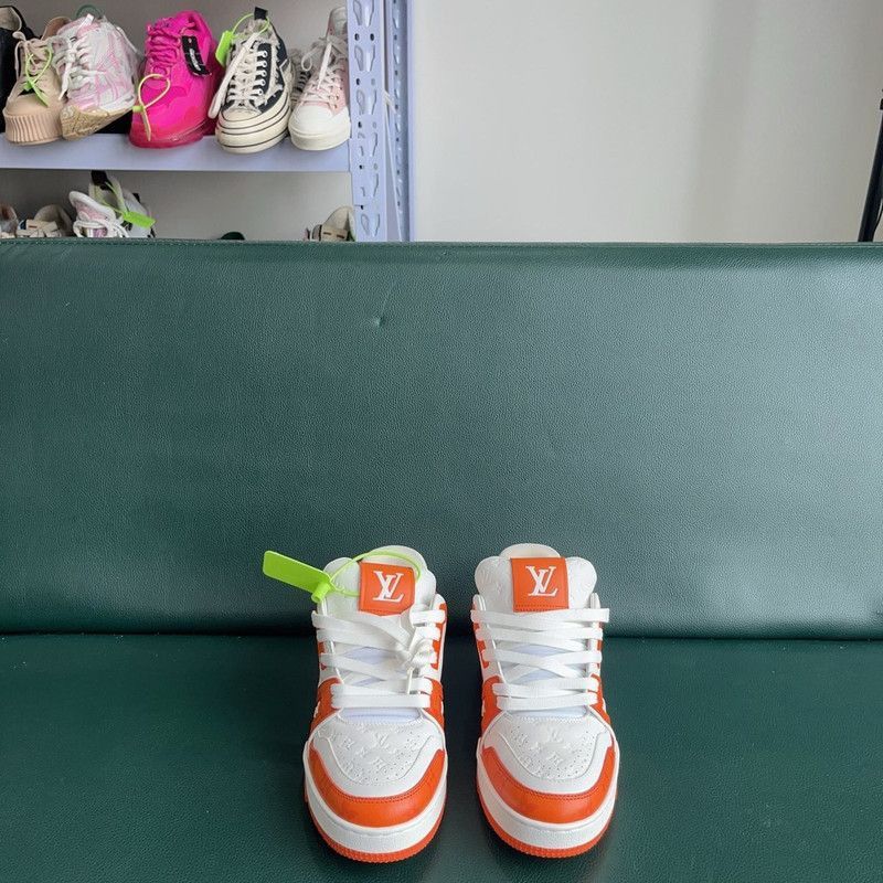 Louis Vuitton Louis Vuitton Trainer Low Top Fashion Sneakers -2508 Size US 6.5 / EU 39-40 - 4 Thumbnail