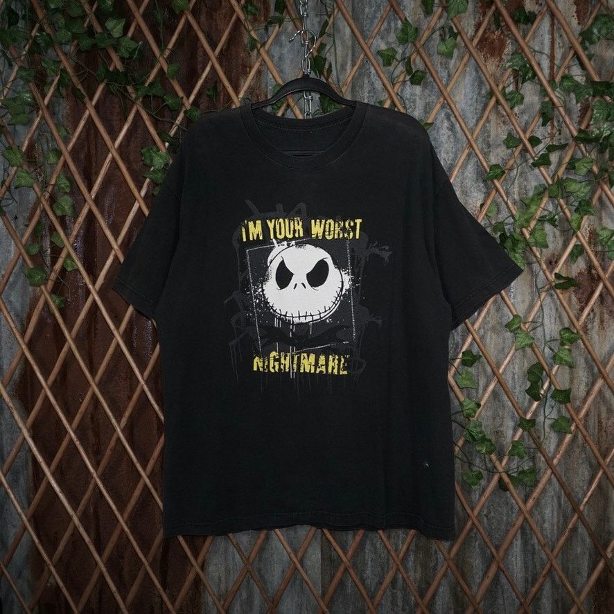 Vintage XXL- Vintage Y2K Nightmare before christmas jack 00s t-shirt Size US XXL / EU 58 / 5 - 1 Thumbnail