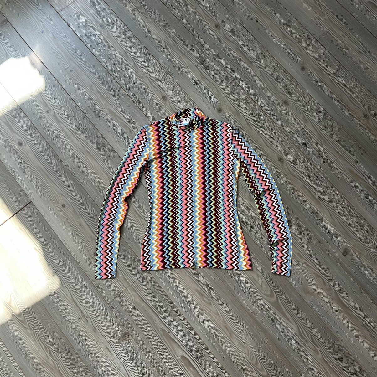 Missoni Missoni Zig Zag Turtleneck Top Size M / US 6-8 / IT 42-44 - 9 Thumbnail