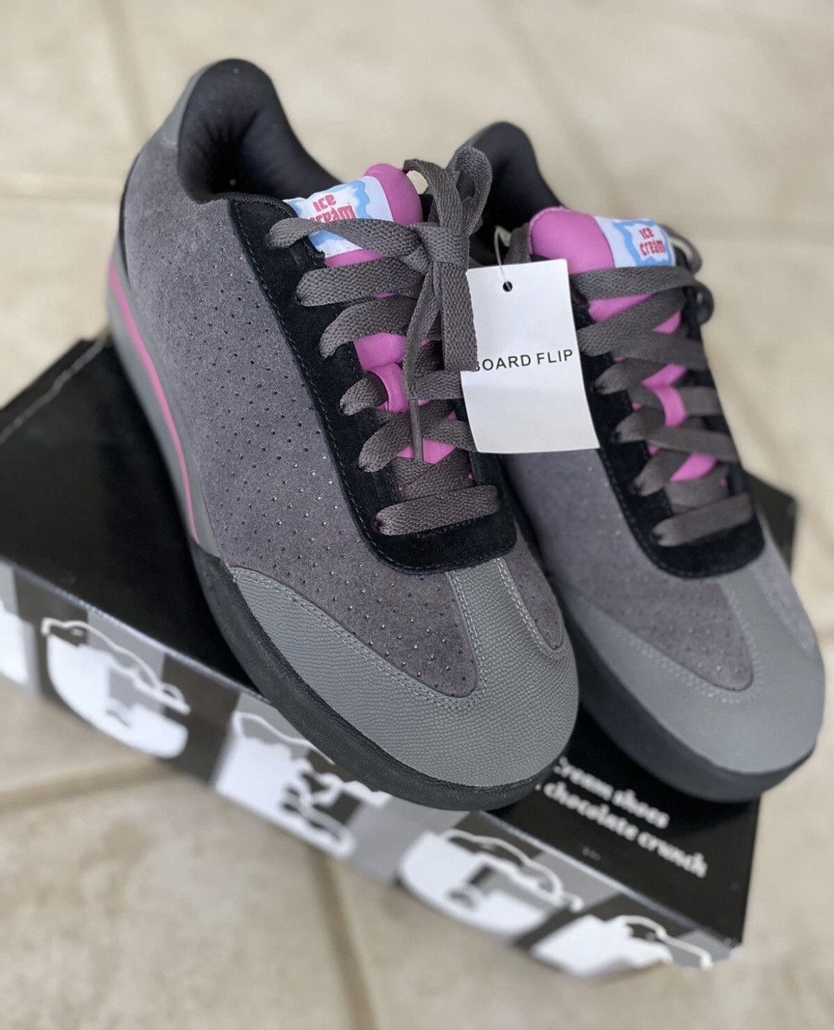 Icecream × Reebok RARE OG 2006 REEBOK X BBC/ICE CREAM BOARDFLIP Size US 8.5 / EU 41-42 - 2 Thumbnail