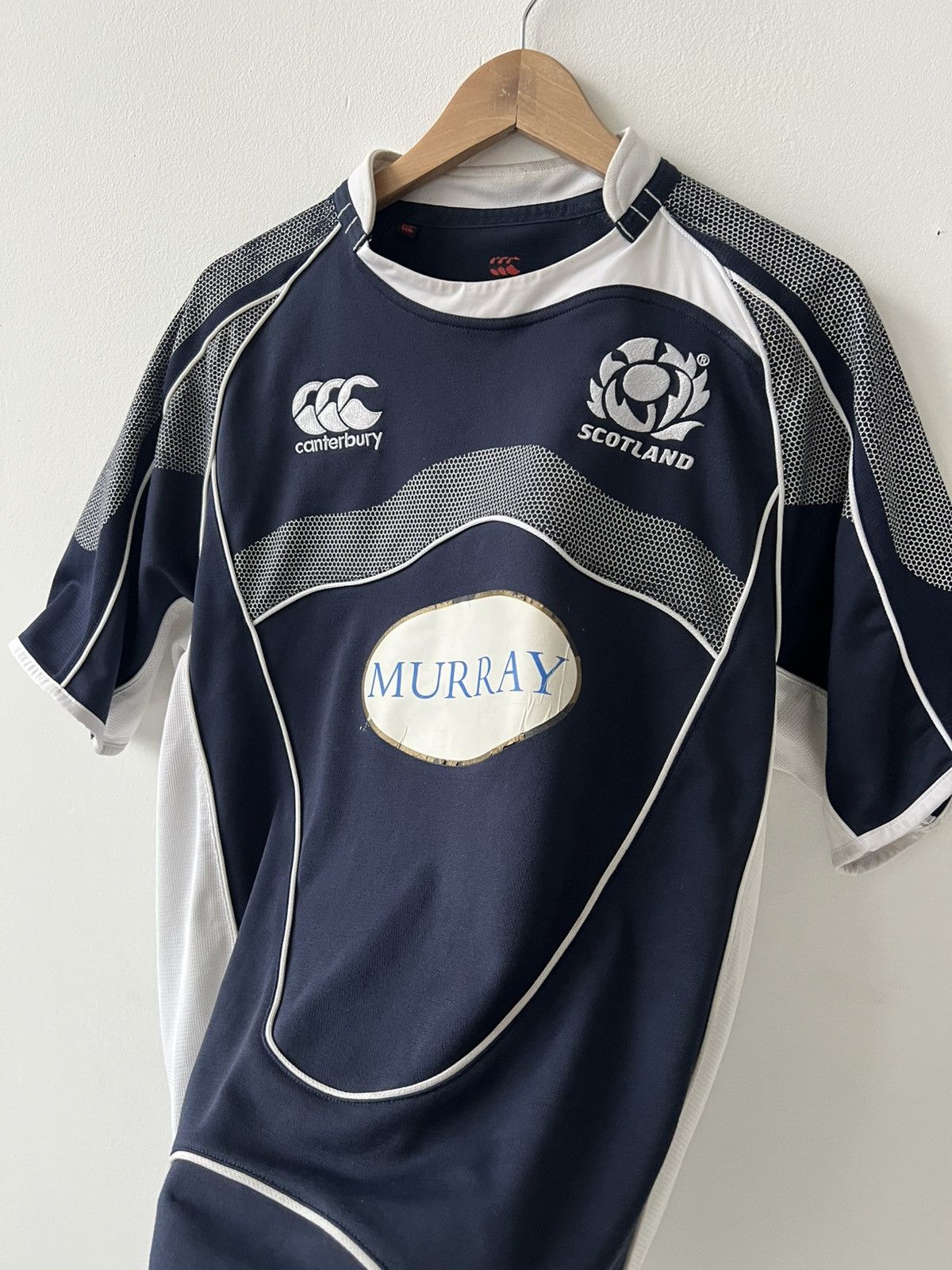 Canterbury of New Zealand × Vintage 🩸RARE🩸Canterbury Scotland Rugby 2008 Vintage Jersey Size US L / EU 52-54 / 3 - 8 Thumbnail