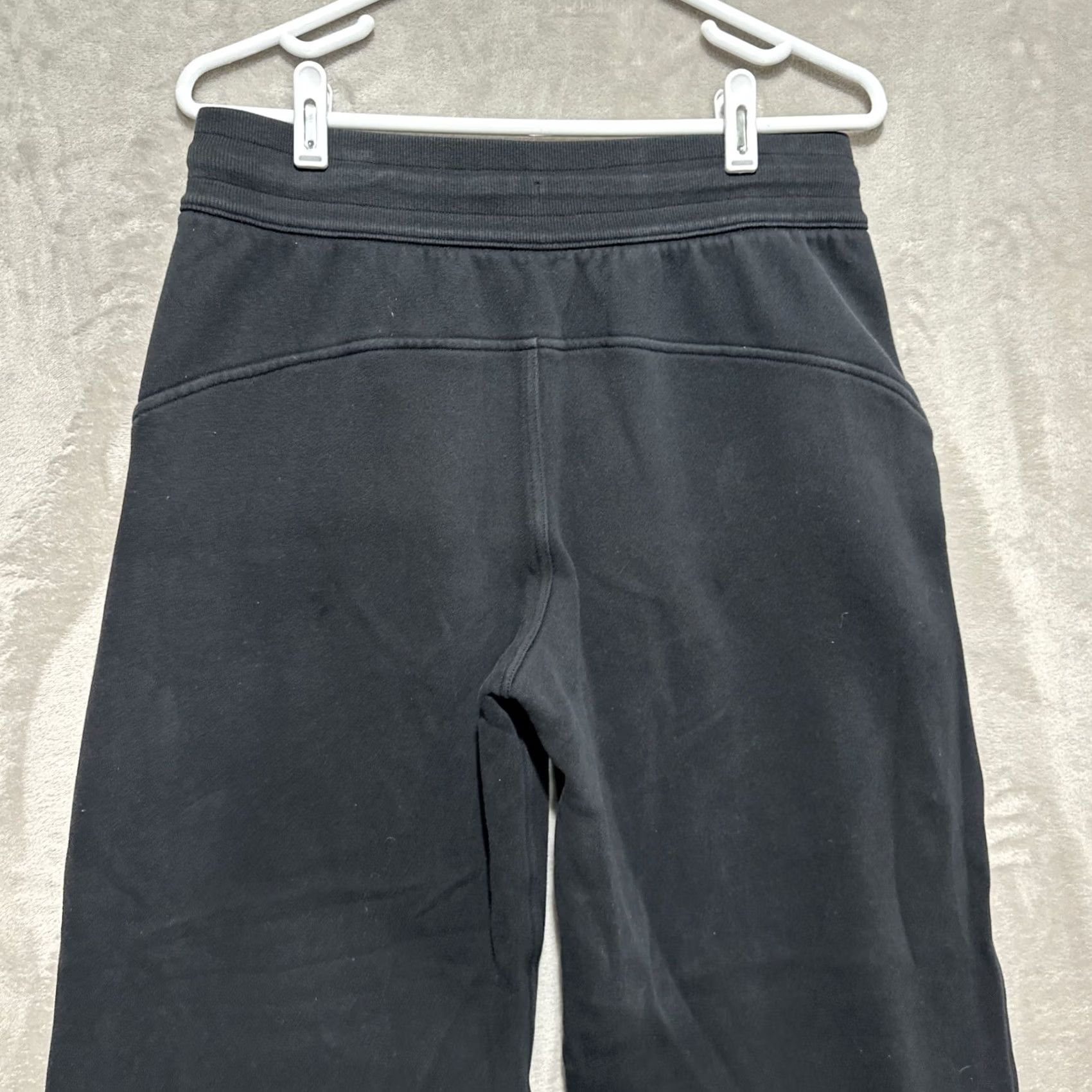 Lululemon Lululemon Scuba Mid-Rise Wide-Leg Pants Women M Black Athleisure, Sweatpants, Casual, Travel, Relaxed Fit Size 32" / US 10 / IT 46 - 5 Thumbnail