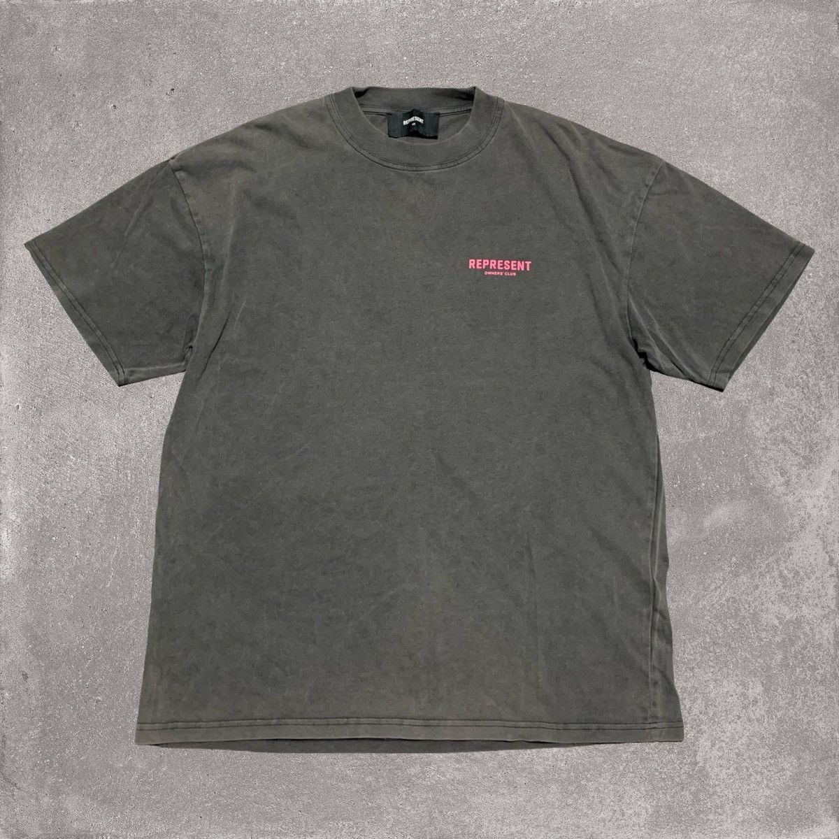 Represent Clo. Represent XS Owners Club Vintage Grey Tee Pink Graphic Size US XS / EU 42 / 0 - 2 Thumbnail