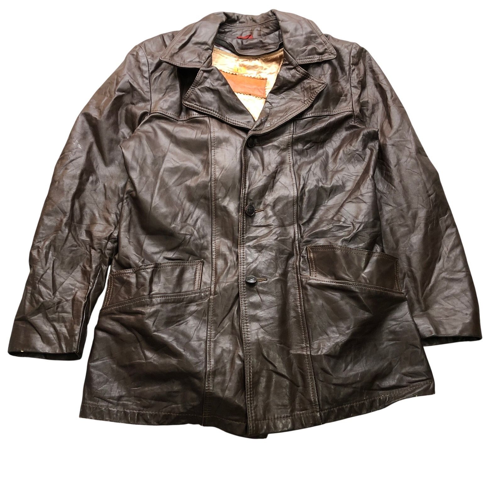 William Barry VTG William Barry Removable Liner Leather Coat Men Medium Size US M / EU 48-50 / 2 - 1 Thumbnail