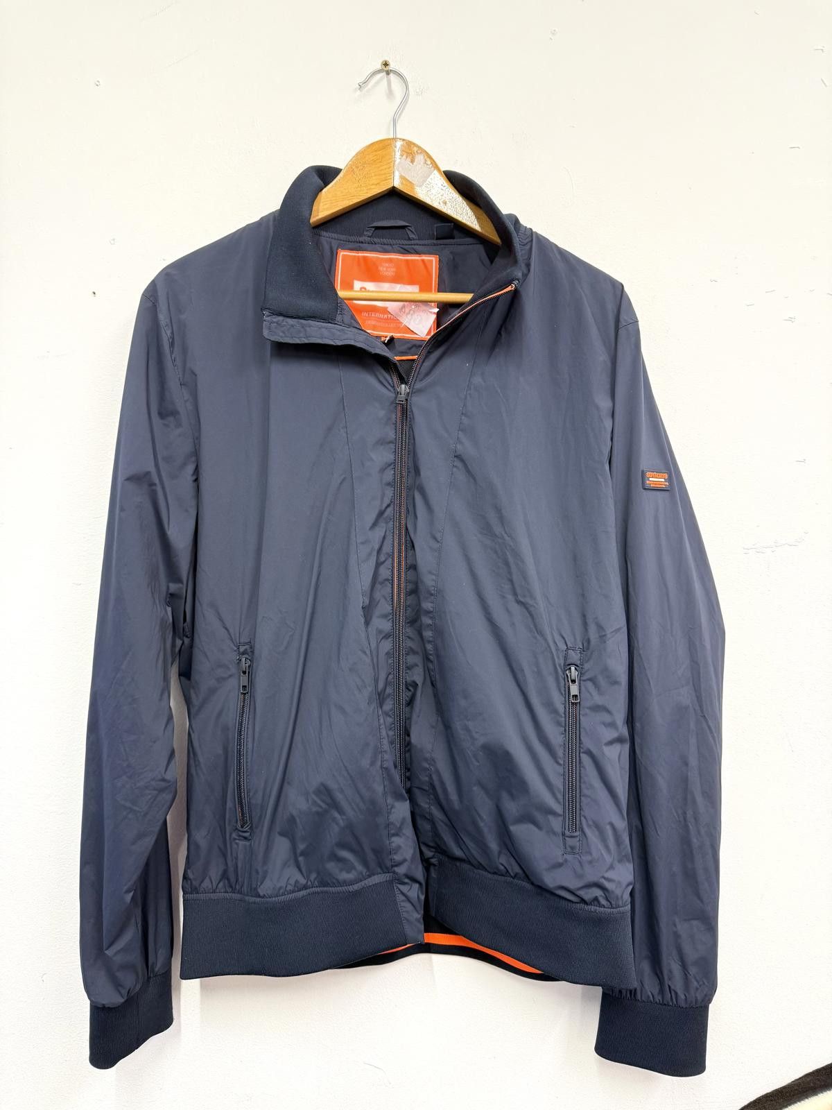 Superdry Superdry Lightweight Navy Jacket Size L Size US L / EU 52-54 / 3 - 1 Thumbnail