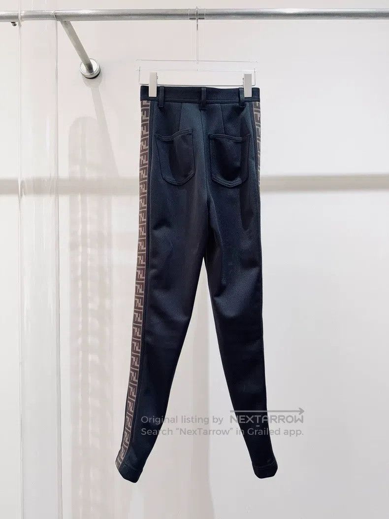 Fendi Fendi Side Knit Logo Long Pants Size 25" / US 0 / IT 36 - 1 Thumbnail