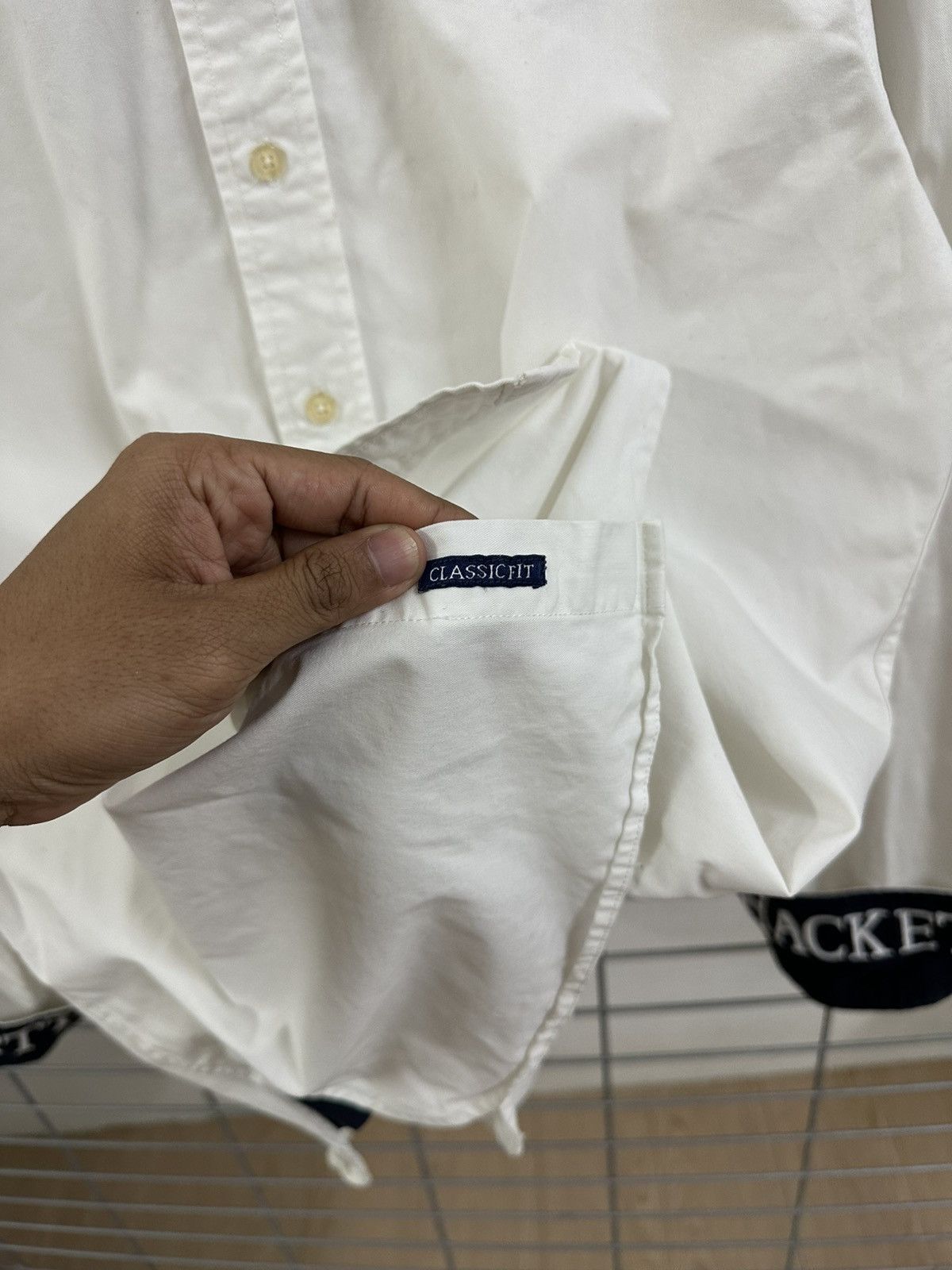 Hackett Rare And Beautiful Hackett London Army Polo White Shirt Size US XL / EU 56 / 4 - 9 Thumbnail