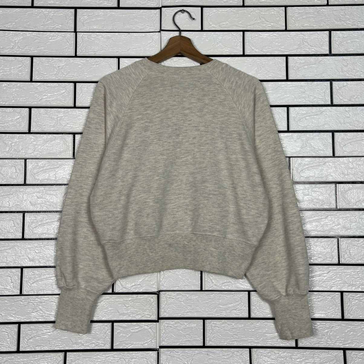 Nutmeg NUTMEG MILLS Embroidery Big Logo Crop Sweatshirt #4081-C185 Size ONE SIZE - 17 Thumbnail
