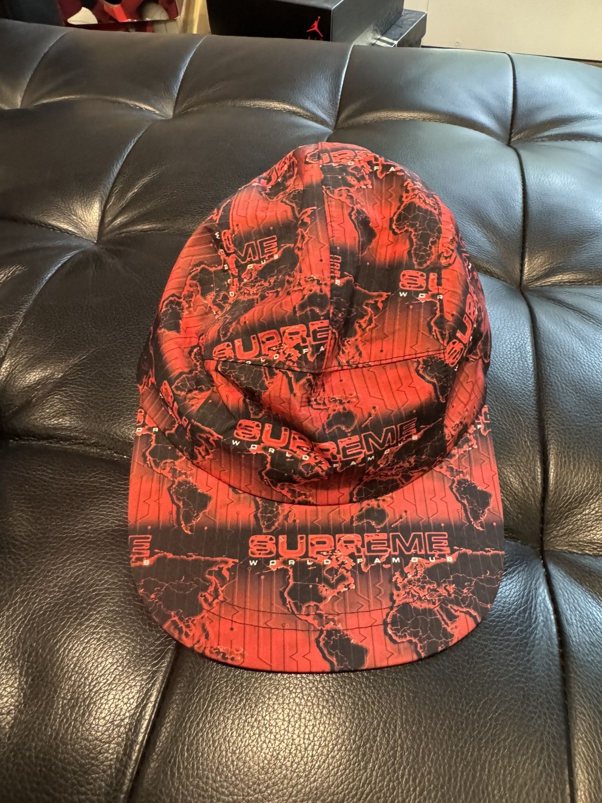 Supreme Supreme World Famous Taped Seam Camp Cap - S/S 2018 Size ONE SIZE - 1 Thumbnail
