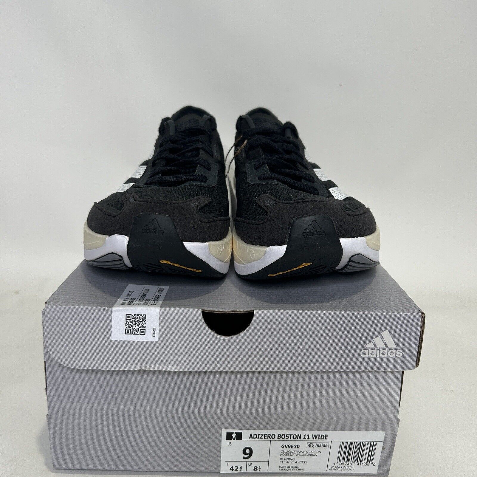 Adidas Adidas Adizero Boston 11 Marathon Shoes “Black Sail” 2024 Size US 9 / EU 42 - 2 Thumbnail