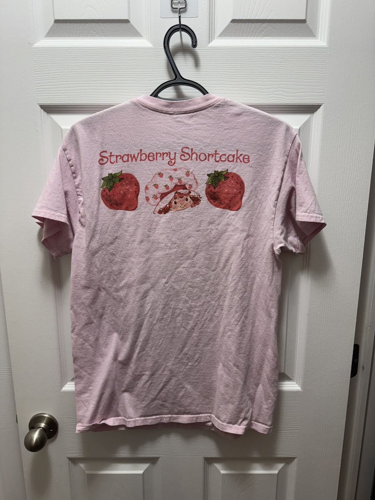 Strawberry Strawberry Shortcake Pink Vintage Faded Cotton Tee Size US M / EU 48-50 / 2 - 2 Thumbnail