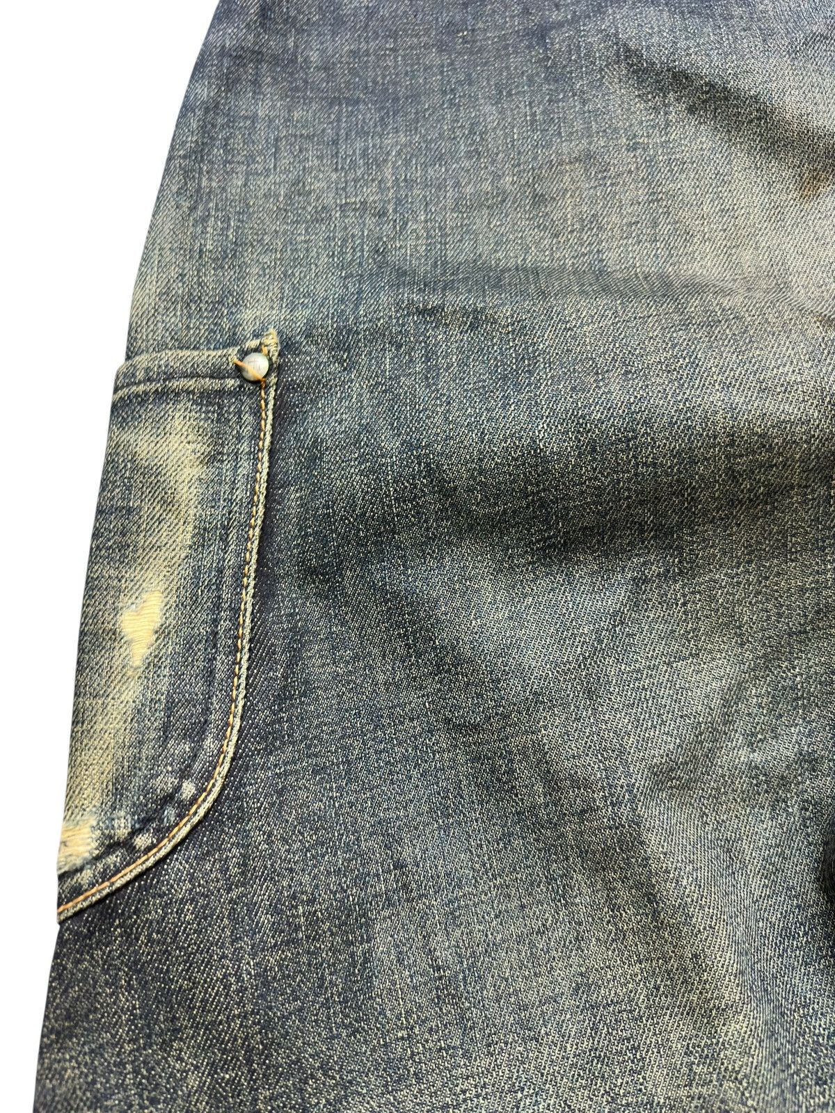 Edwin Vintage E-Function Edwin Curly Mudwash Ripped Denim Size US 30 / EU 46 - 6 Thumbnail