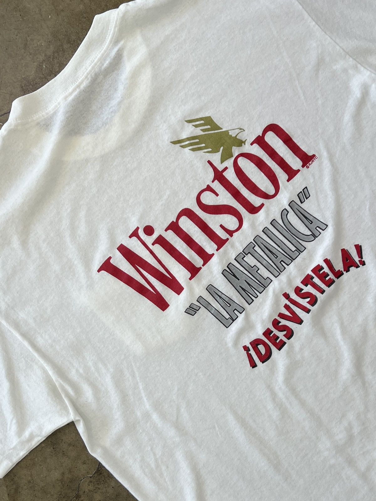Vintage Vintage Metallica Metalica Desvistela Winston Pocket Tee XL Size US XL / EU 56 / 4 - 1 Thumbnail