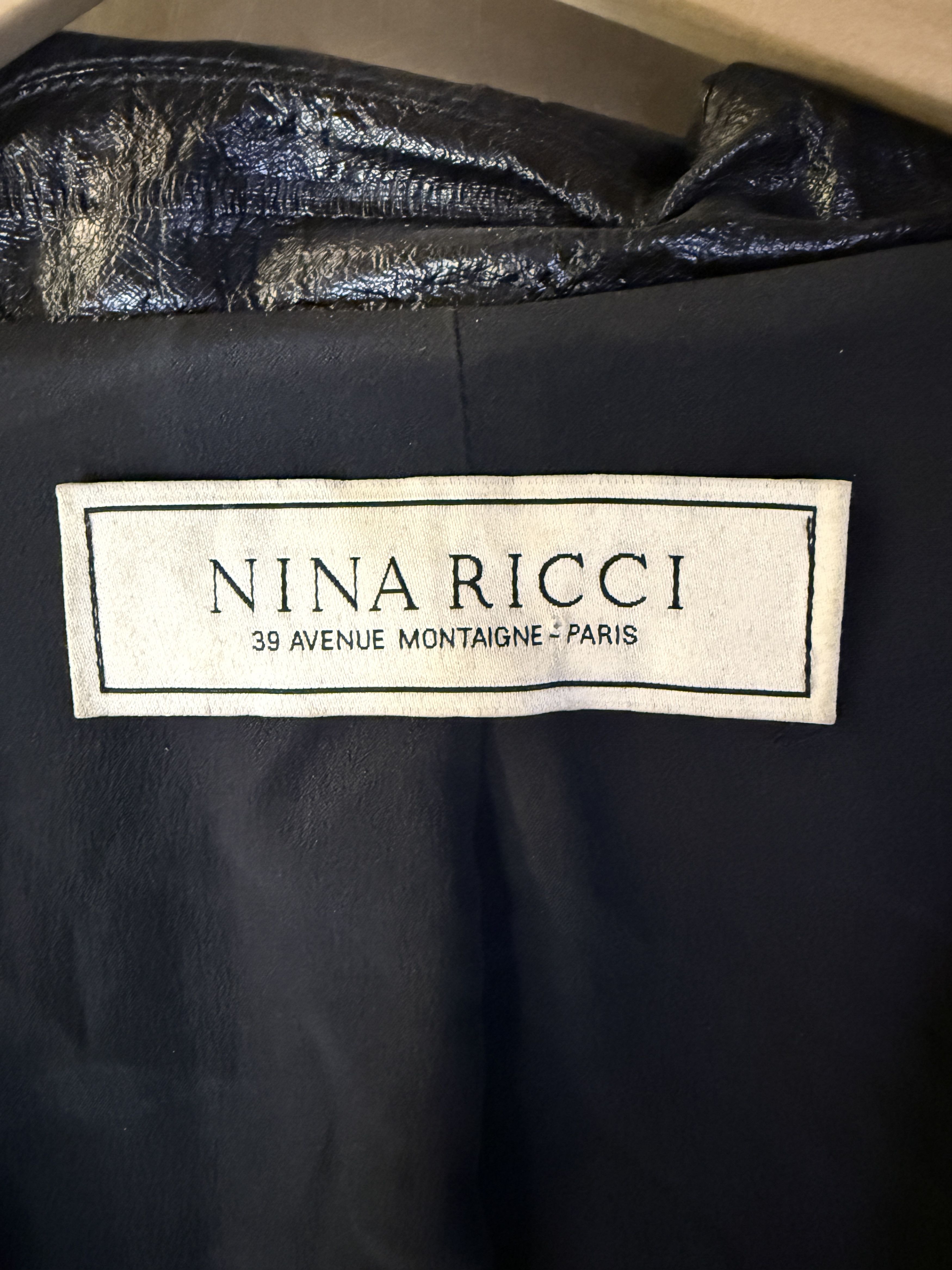 Nina Ricci Nina Ricci Crinkled Eel Trench Coat Size XS / US 0-2 / IT 36-38 - 3 Thumbnail