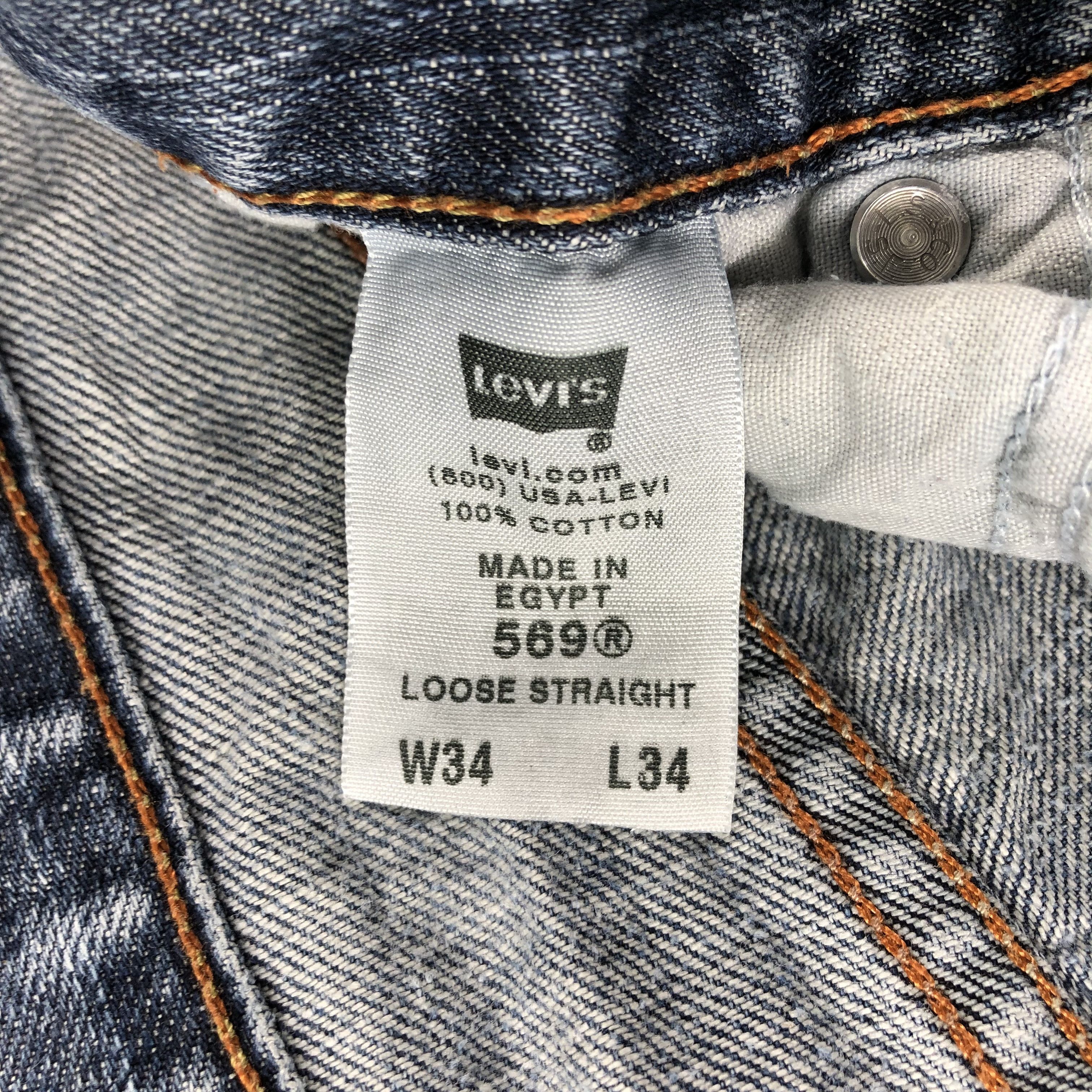 Levi's Vintage Levis 569 Jeans-J2642 Size US 34 / EU 50 - 15 Thumbnail