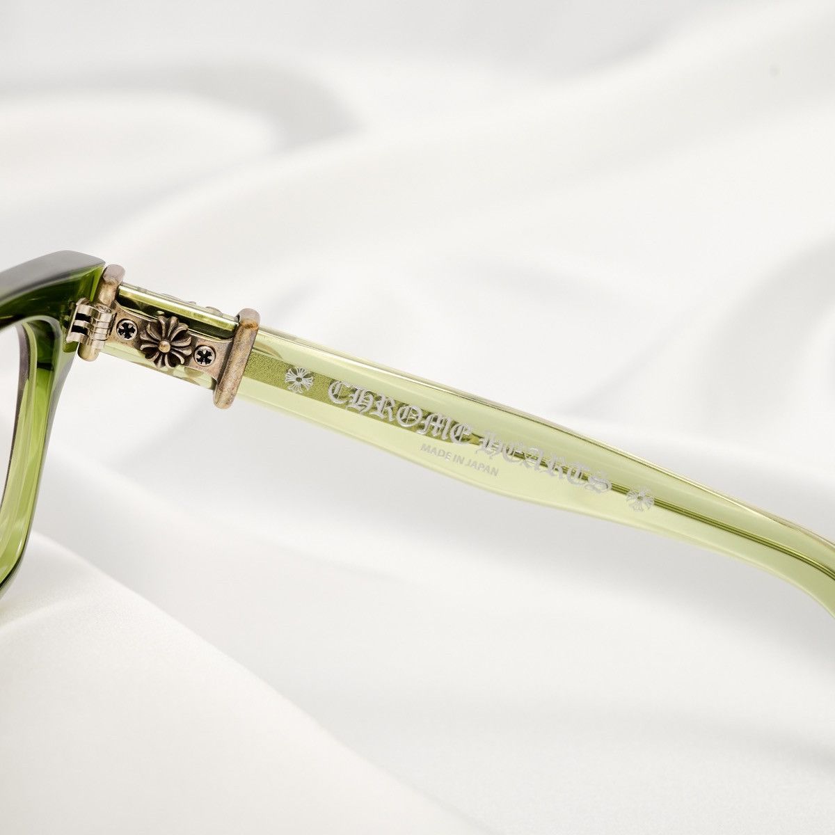 Chrome Hearts CHROME HEARTS VAGILLIONAIRE I DARK OLIVE GLASSES Size ONE SIZE - 4 Thumbnail