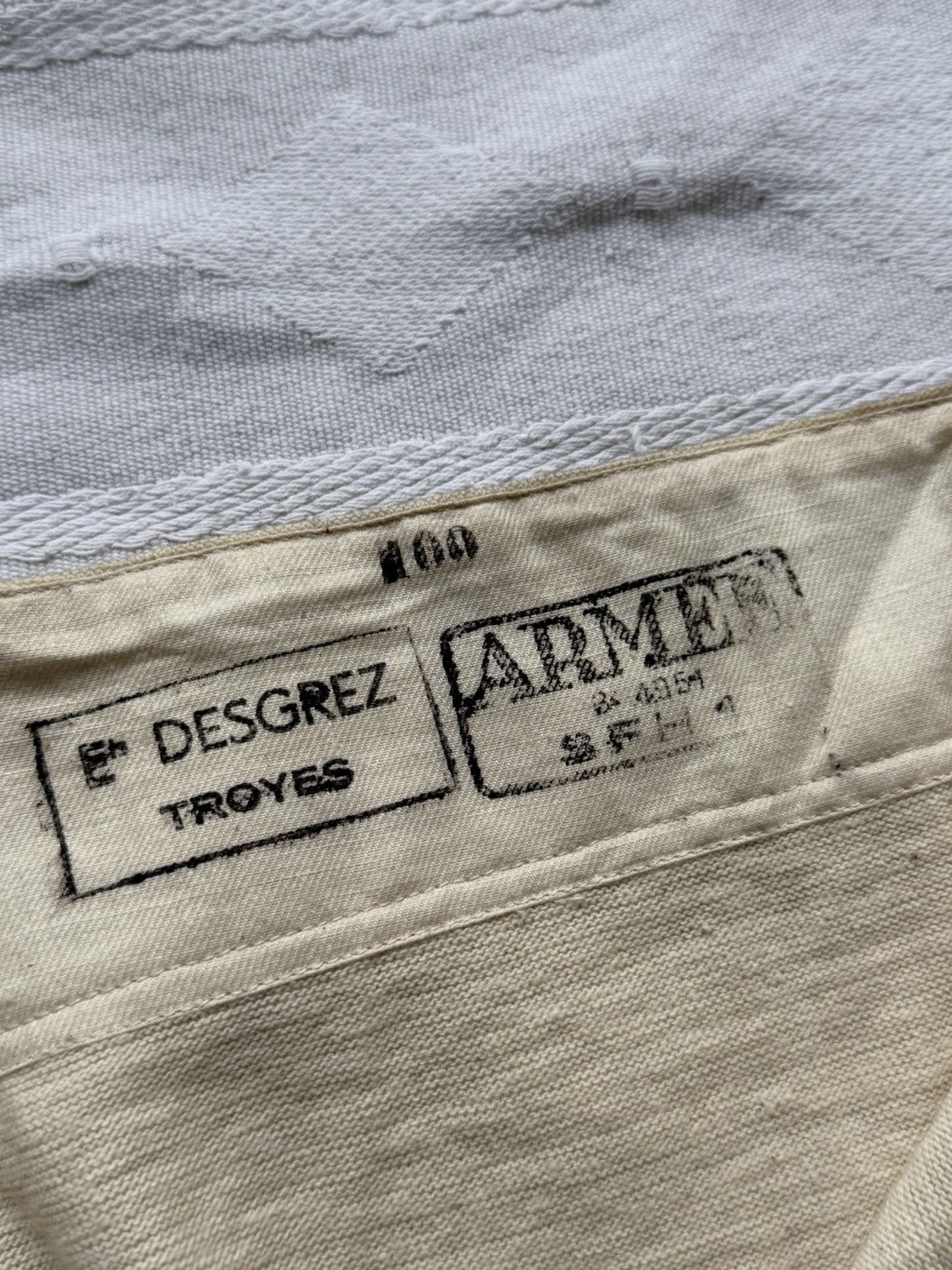 Vintage Vintage 1951 Dated French Military Underwear Thermal Pants Size US 36 / EU 52 - 5 Thumbnail