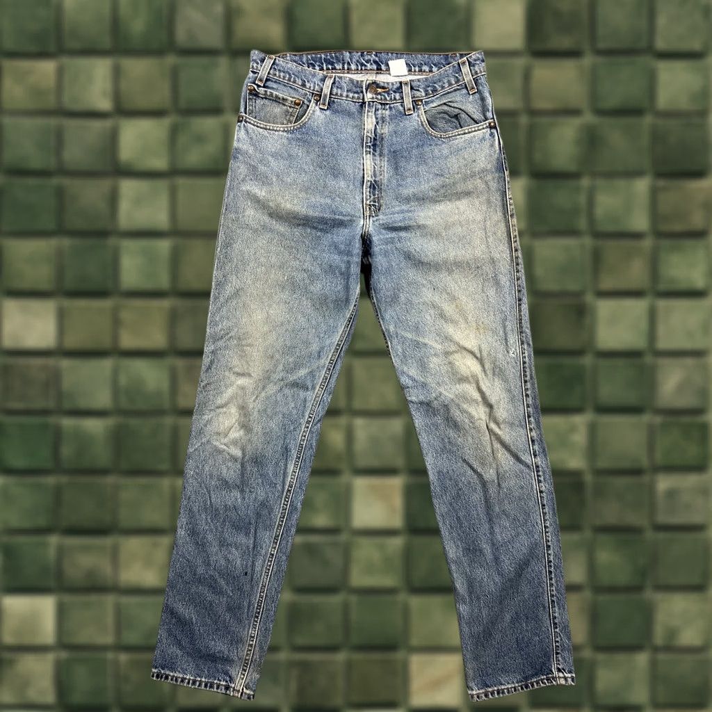 Levi's VINTAGE Levi's 540 Jeans Mens Relaxed Fit Straight Leg Workwear 34x34 Blue Denim Cotton 90s Retro Gangsta Punk Grunge 5-Pocket Mens Regualr Fit Jeans Size US 34 / EU 50 - 1 Thumbnail
