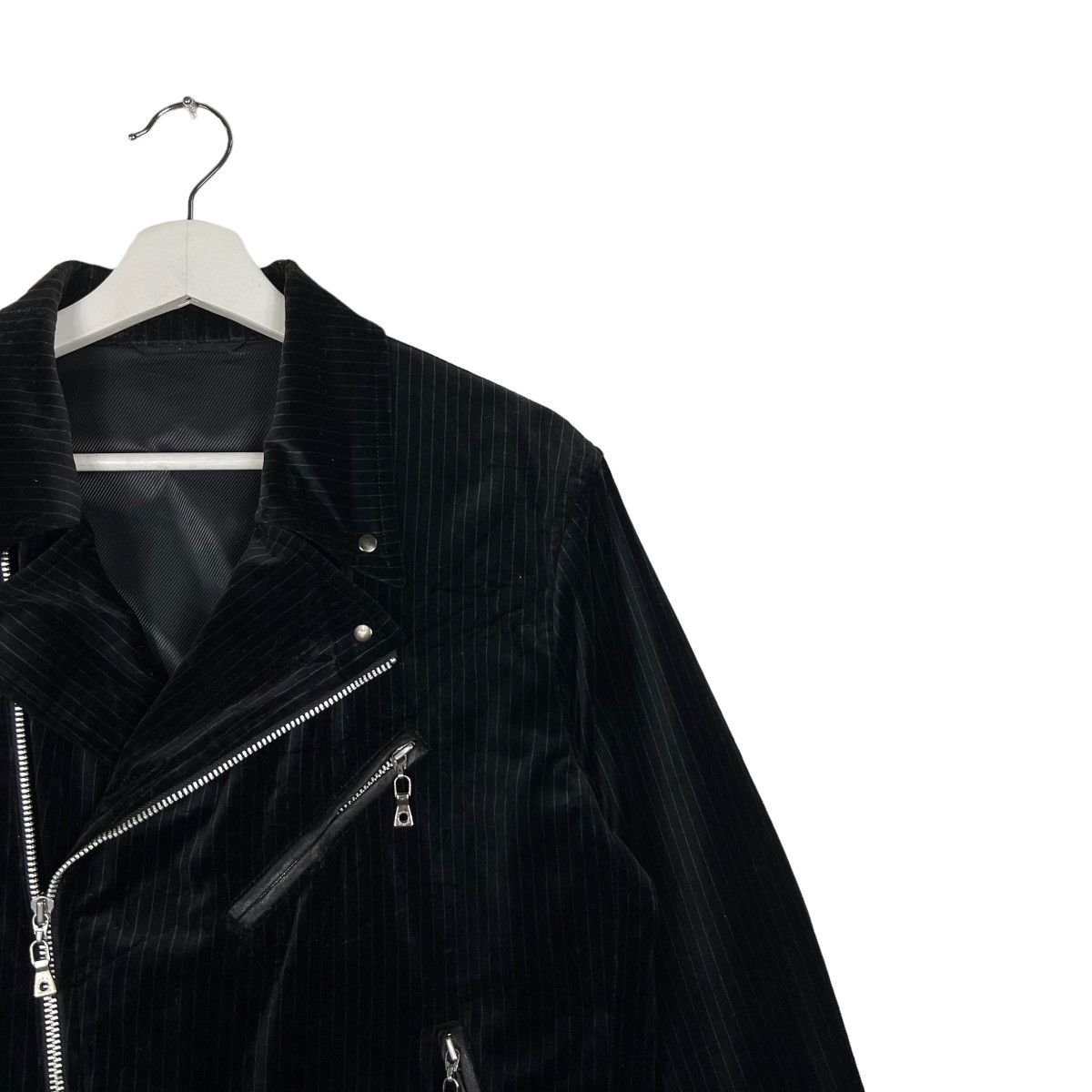 Japanese Brand × semanticdesign 🔥 SEMANTIC DESIGN DOUBLE COLAR BIKER MOTO JACKET Size US S / EU 44-46 / 1 - 6 Thumbnail