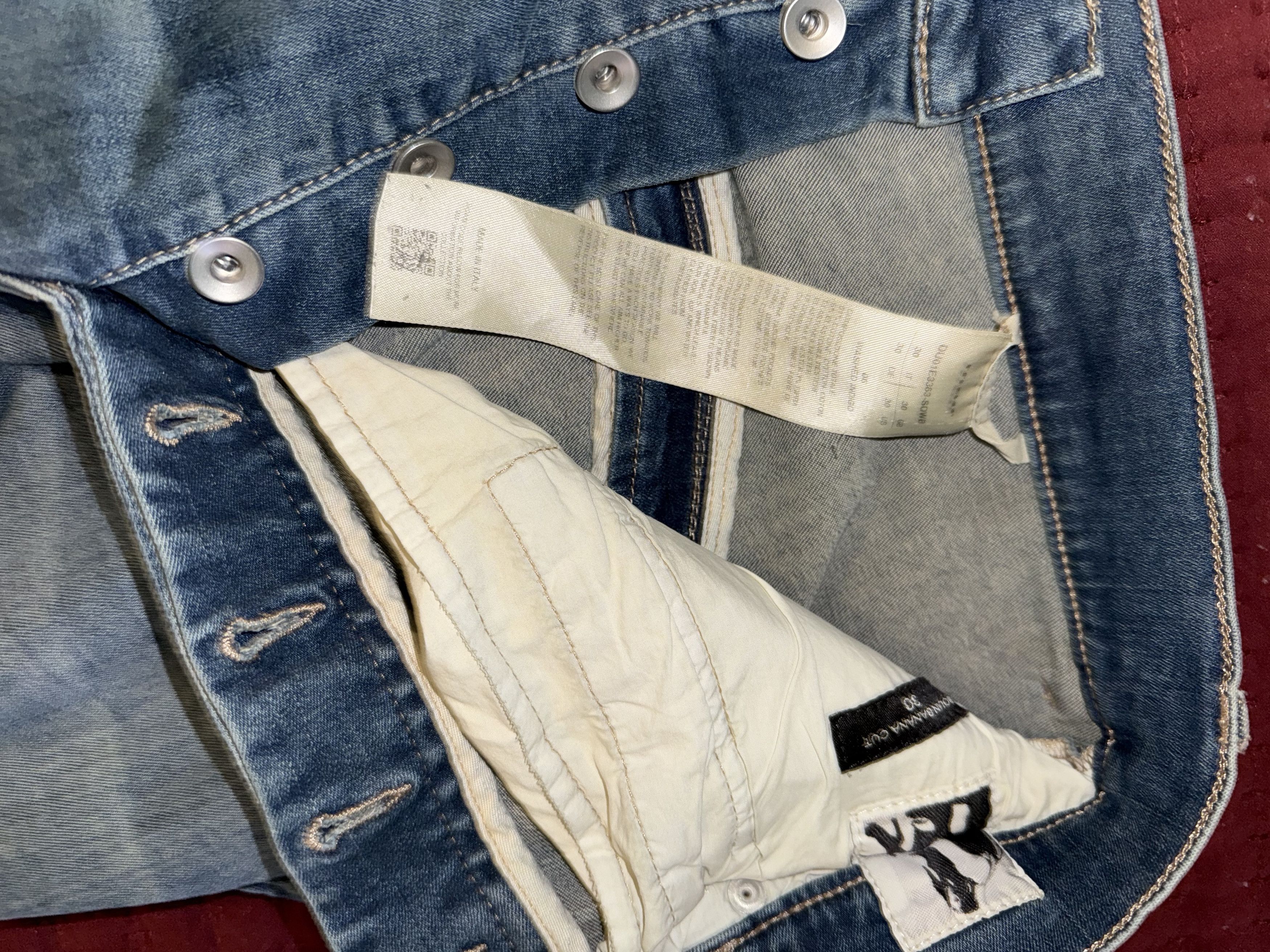 Rick Owens Drkshdw Bolan Banana Washed Indigo Size US 30 / EU 46 - 5 Thumbnail
