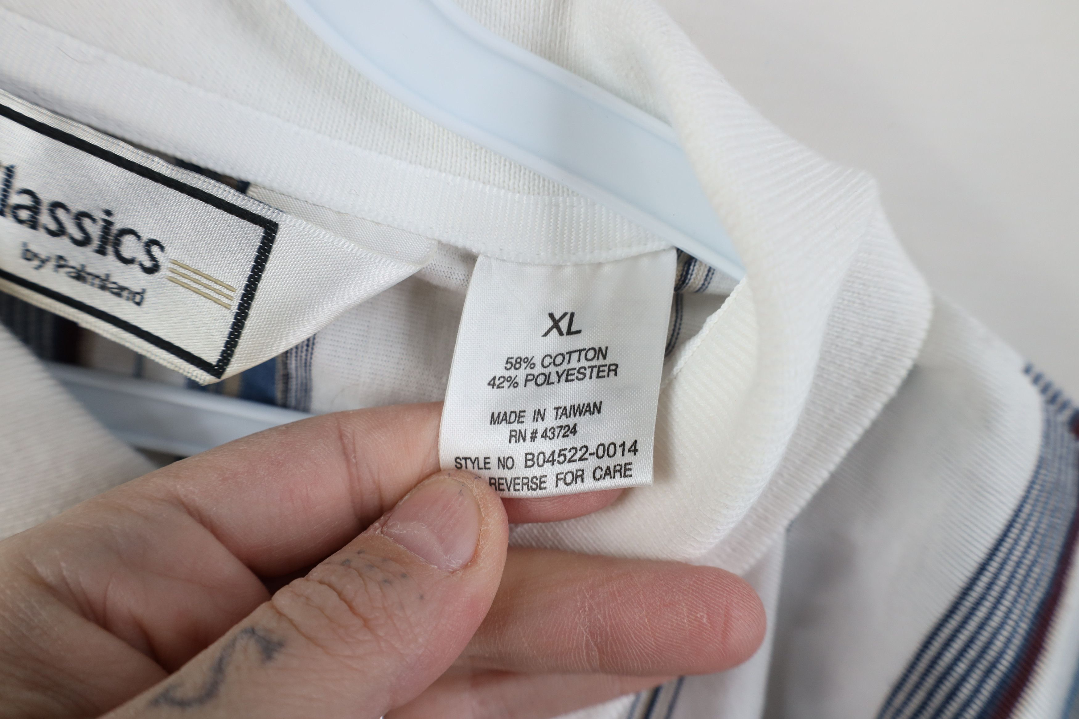 Vintage Vintage 90s Streetwear Block Pullover Golf Polo Shirt Mob Size US XL / EU 56 / 4 - 8 Thumbnail