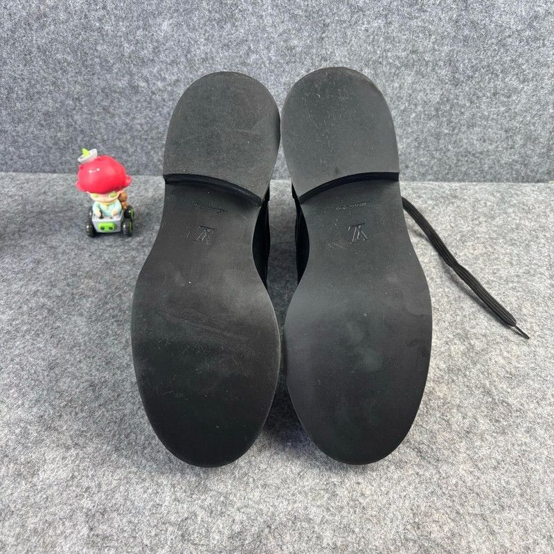Louis Vuitton Louis Vuitton Black Lace-Up Ankle Boots - Size US 5.5 / EU 38 - 6 Thumbnail