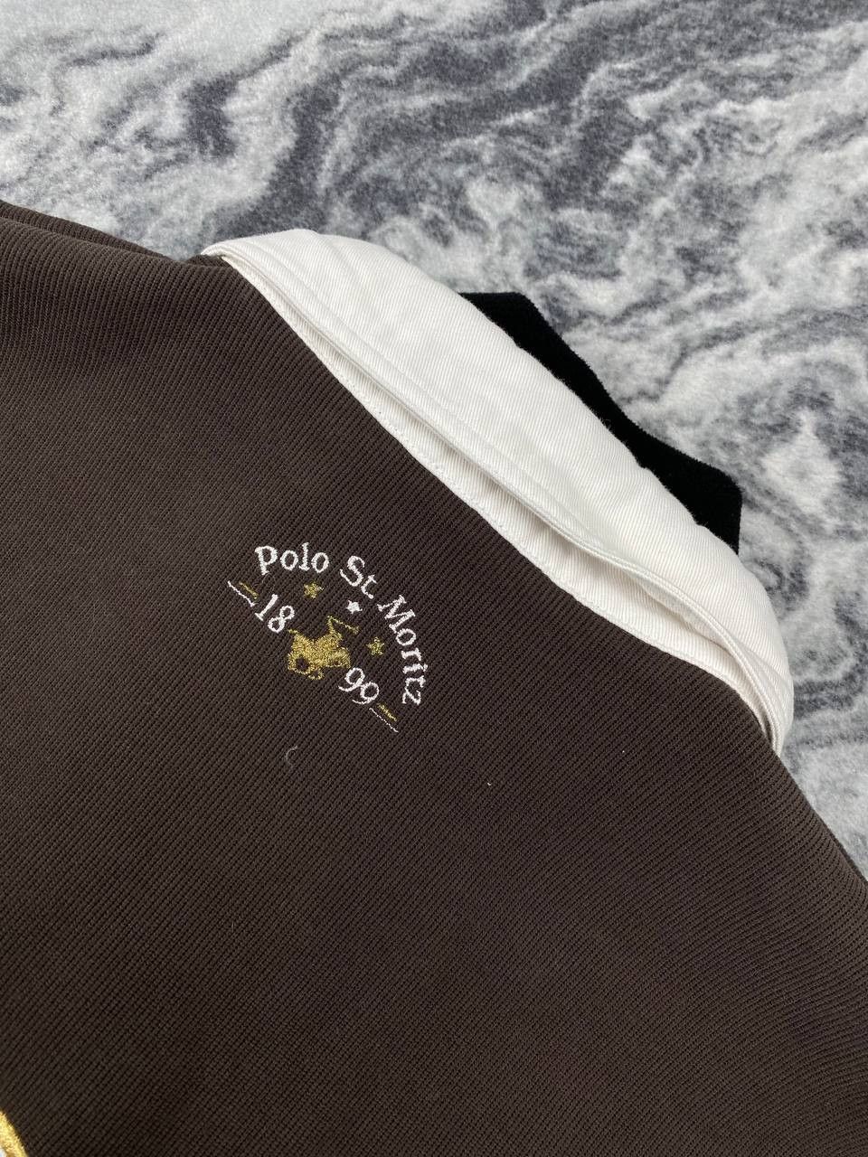 Vintage Polo Club St Moritz Switzerland Rugby Polo Windstopper Size US XL / EU 56 / 4 - 17 Thumbnail