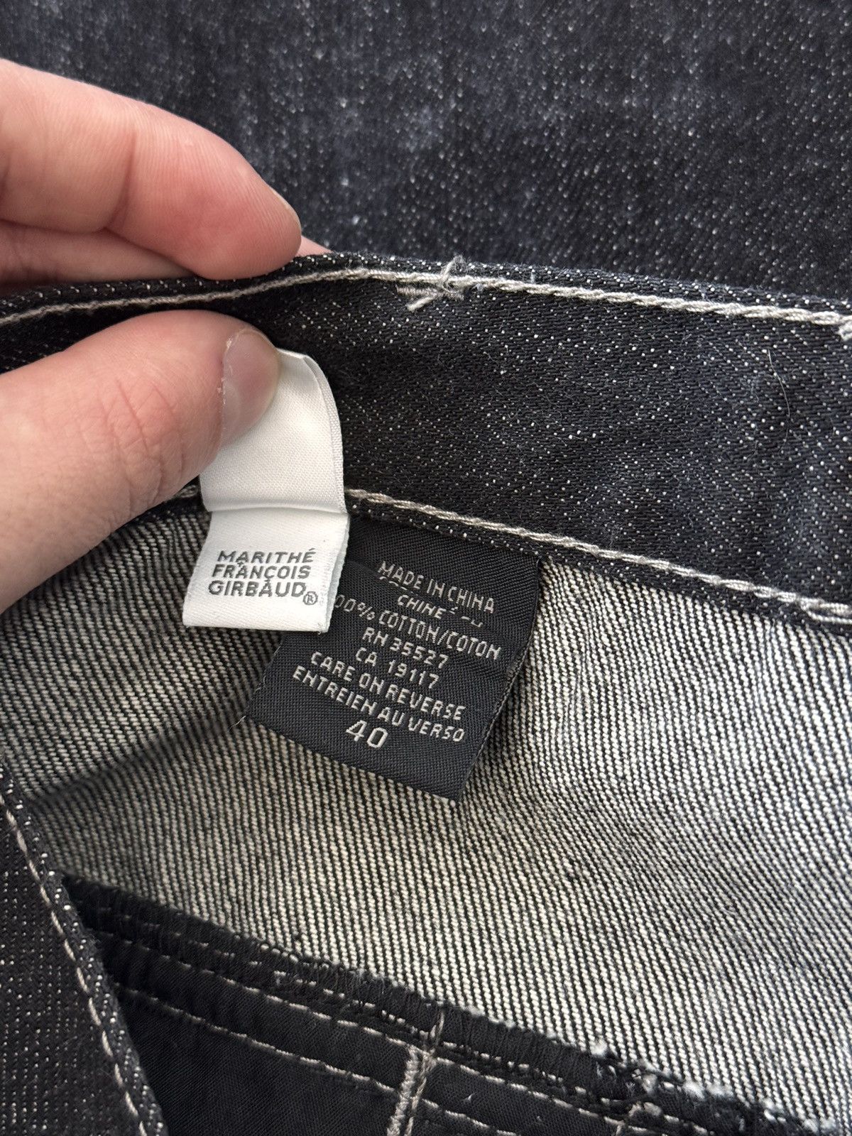 Marithe + Francois Girbaud Vintage Le Jean De Marithe Francois Girbaud LuxuryDenimJorts Size US 40 / EU 56 - 9 Thumbnail