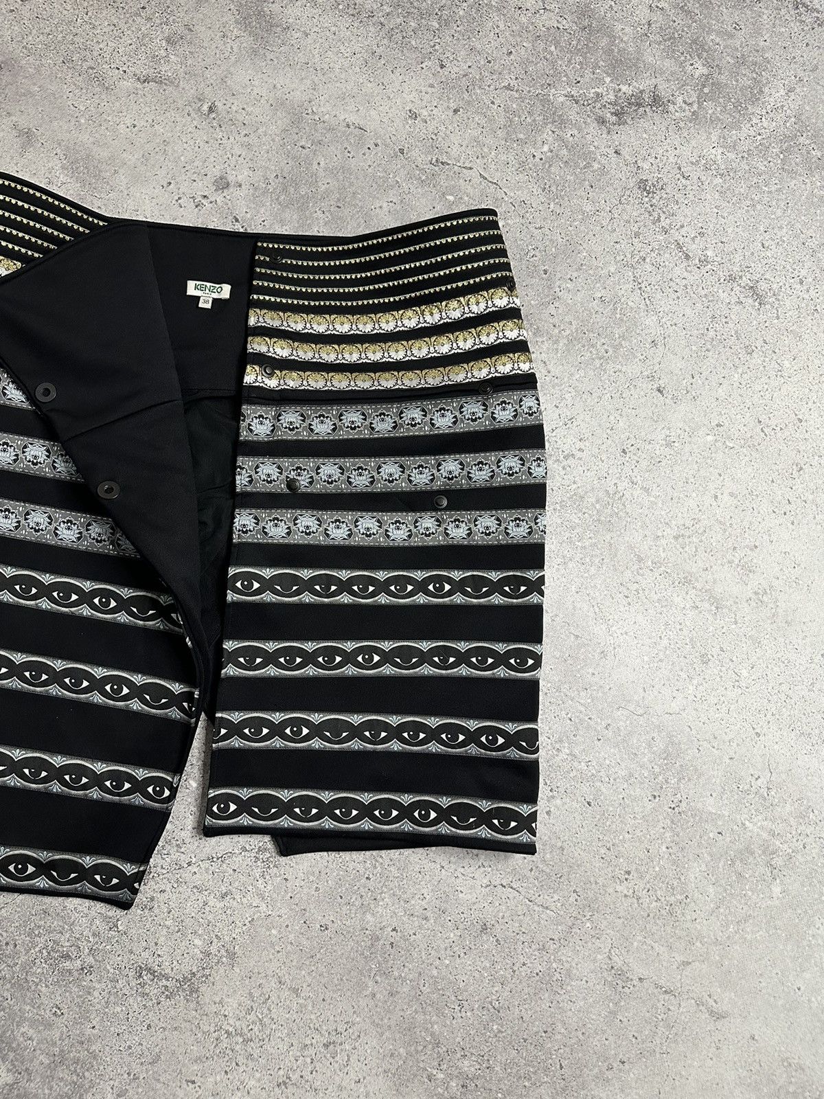 Kenzo Kenzo Paris Multi-eye Monogram Skirt Women’s Size 38 Size 38" / US 16 / IT 52 - 5 Thumbnail