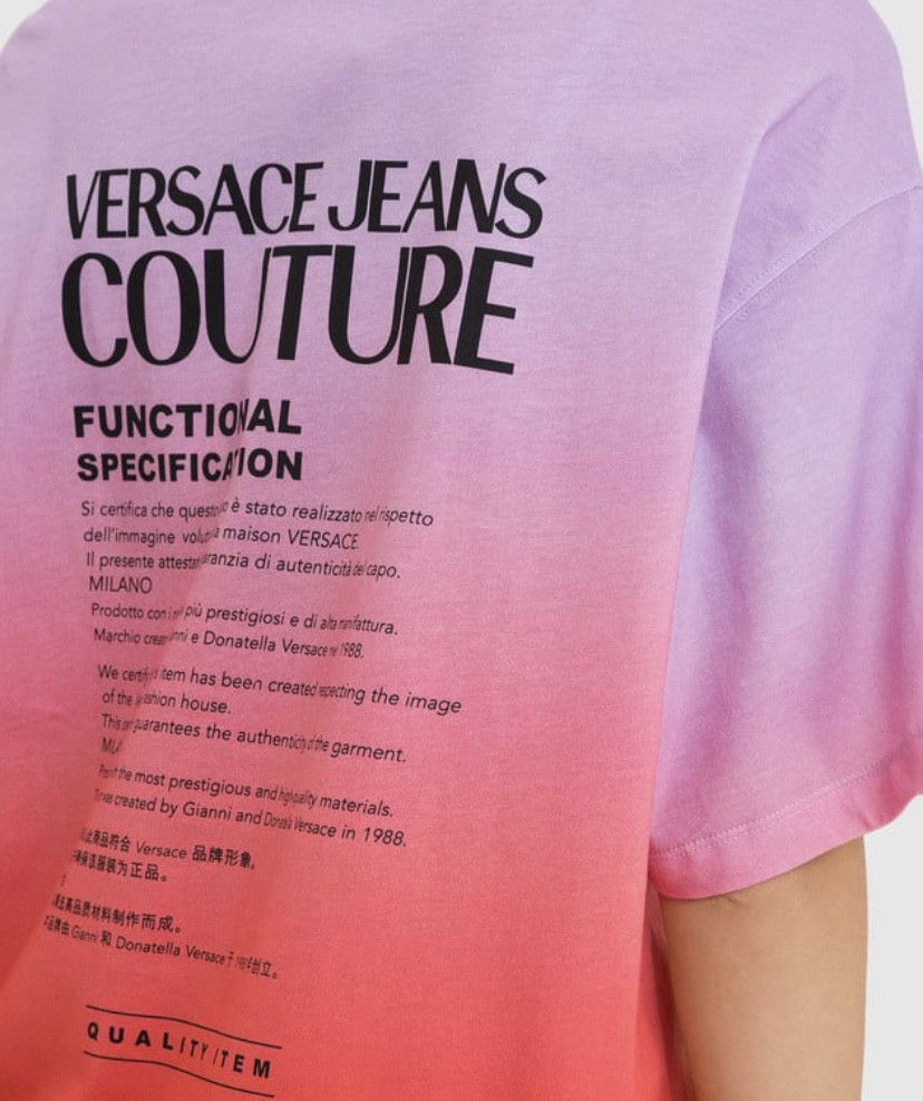 Versace Jeans Couture Versace Jeans Couture Logo Tie-Dye T-Shirt Size M / US 6-8 / IT 42-44 - 1 Thumbnail