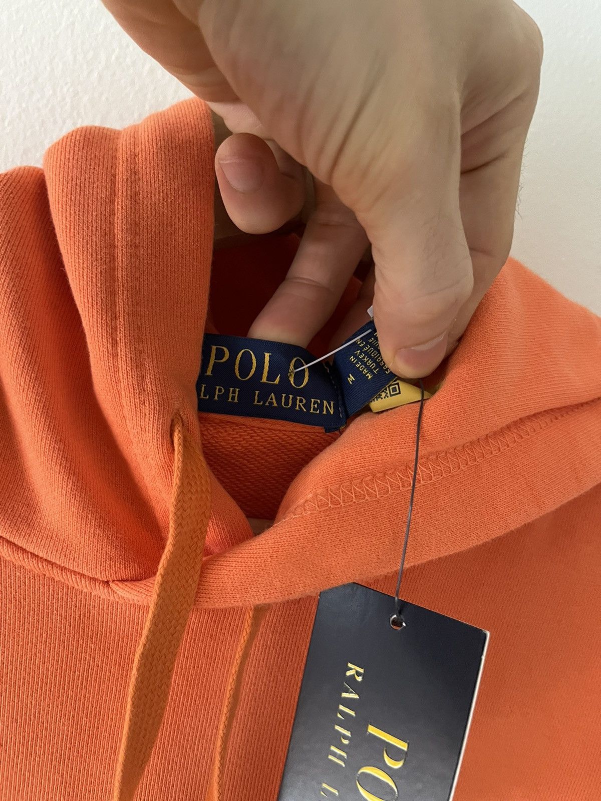 Polo Ralph Lauren Polo Ralph Lauren Hoodie Orange White size M Size US M / EU 48-50 / 2 - 3 Thumbnail