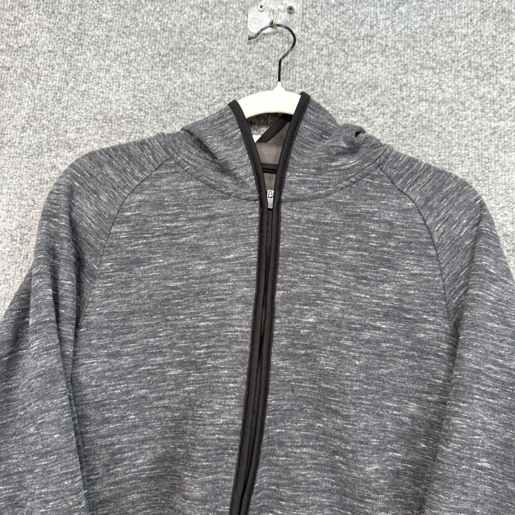 Uniqlo Uniqlo Dry Stretch Full Zip Hoodie Womens M Gray/Space Dye Moistu re Wicking, Lightweight, Athletic Size M / US 6-8 / IT 42-44 - 2 Thumbnail