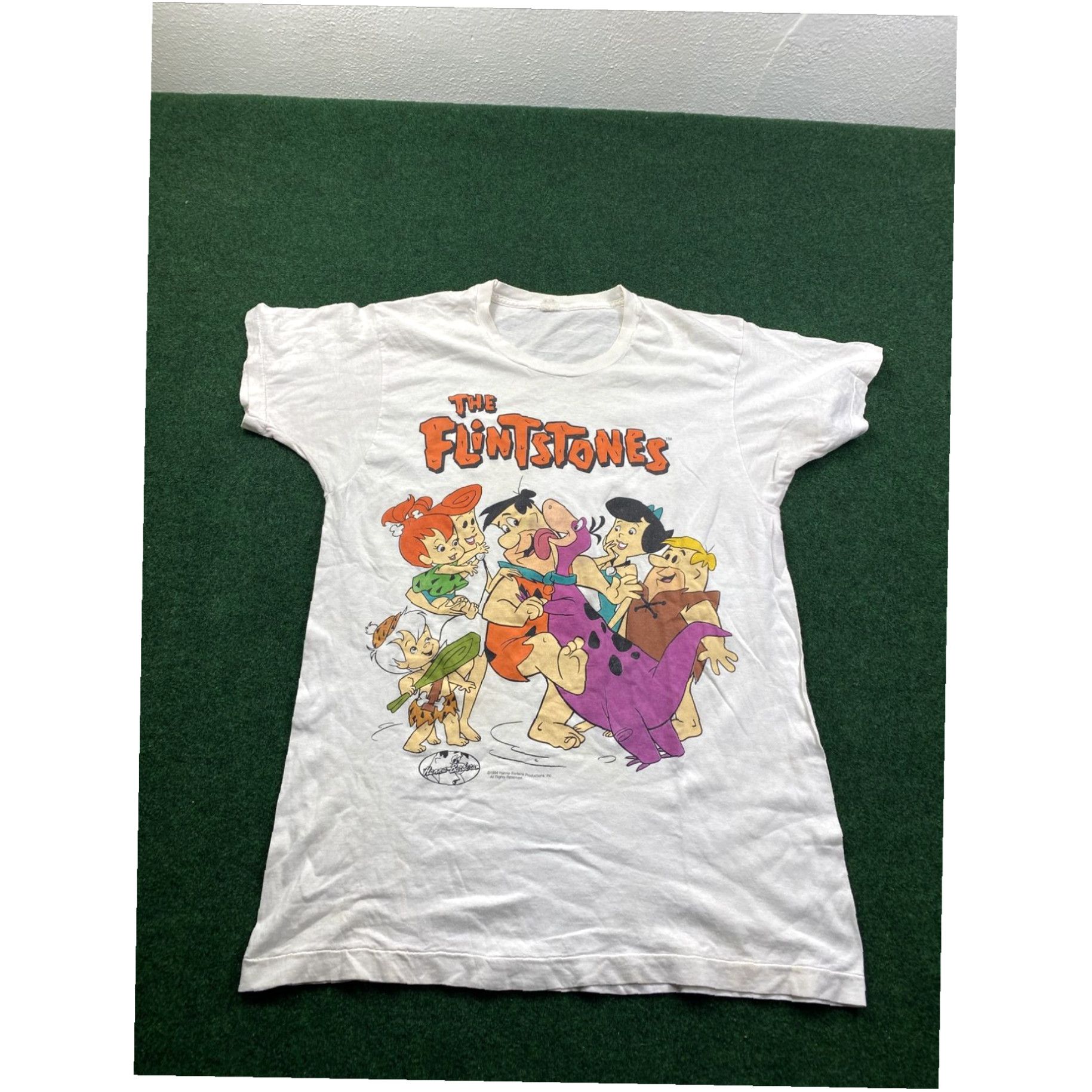 Vintage Vintage 90s Flintstones Character All Over Big Print shirt 1994 Fits Size Medium Size US M / EU 48-50 / 2 - 1 Thumbnail