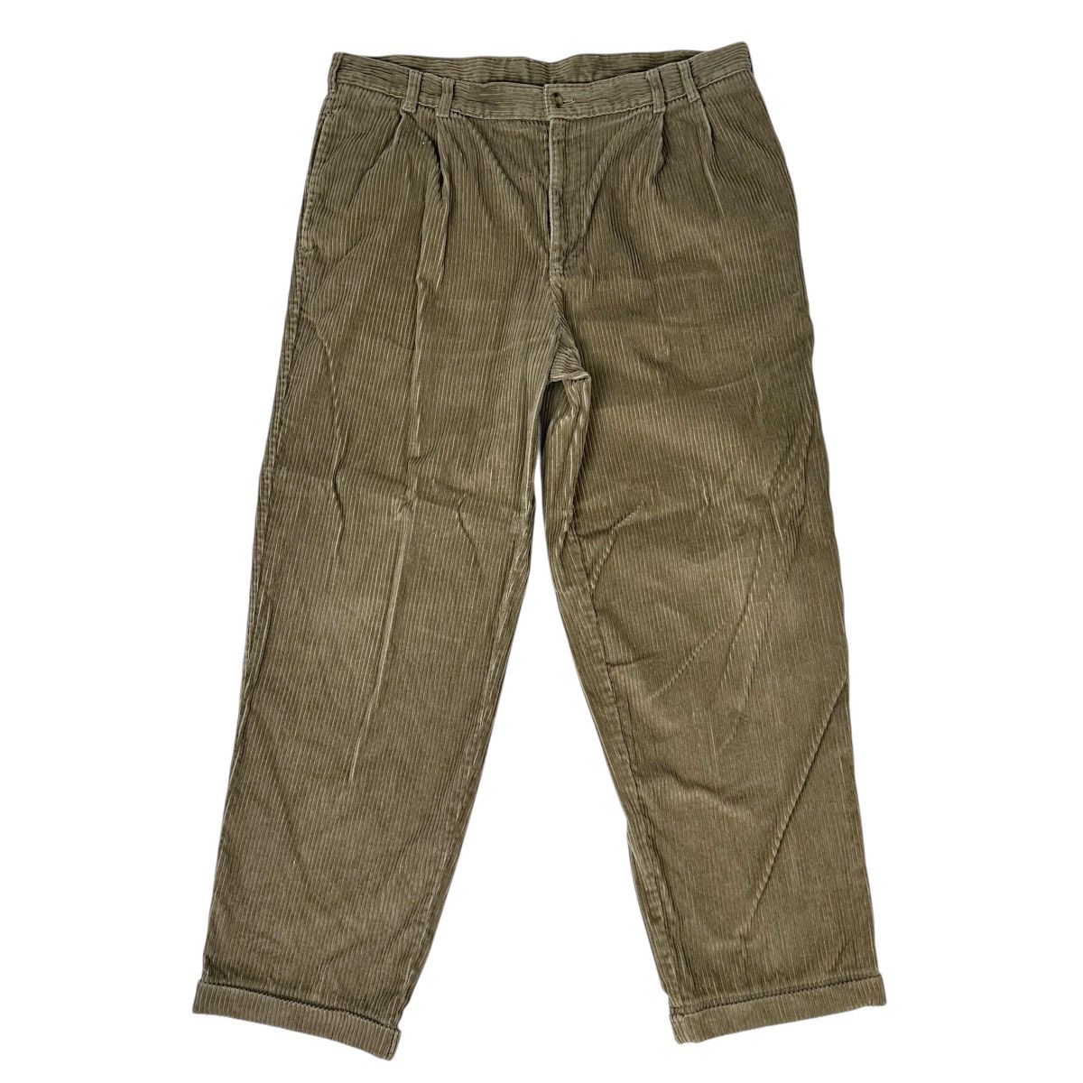 Woolrich Woolen Mills Vintage Woolrich Pants Mens 36x32 Olive Corduroy Trousers Size US 36 / EU 52 - 1 Thumbnail