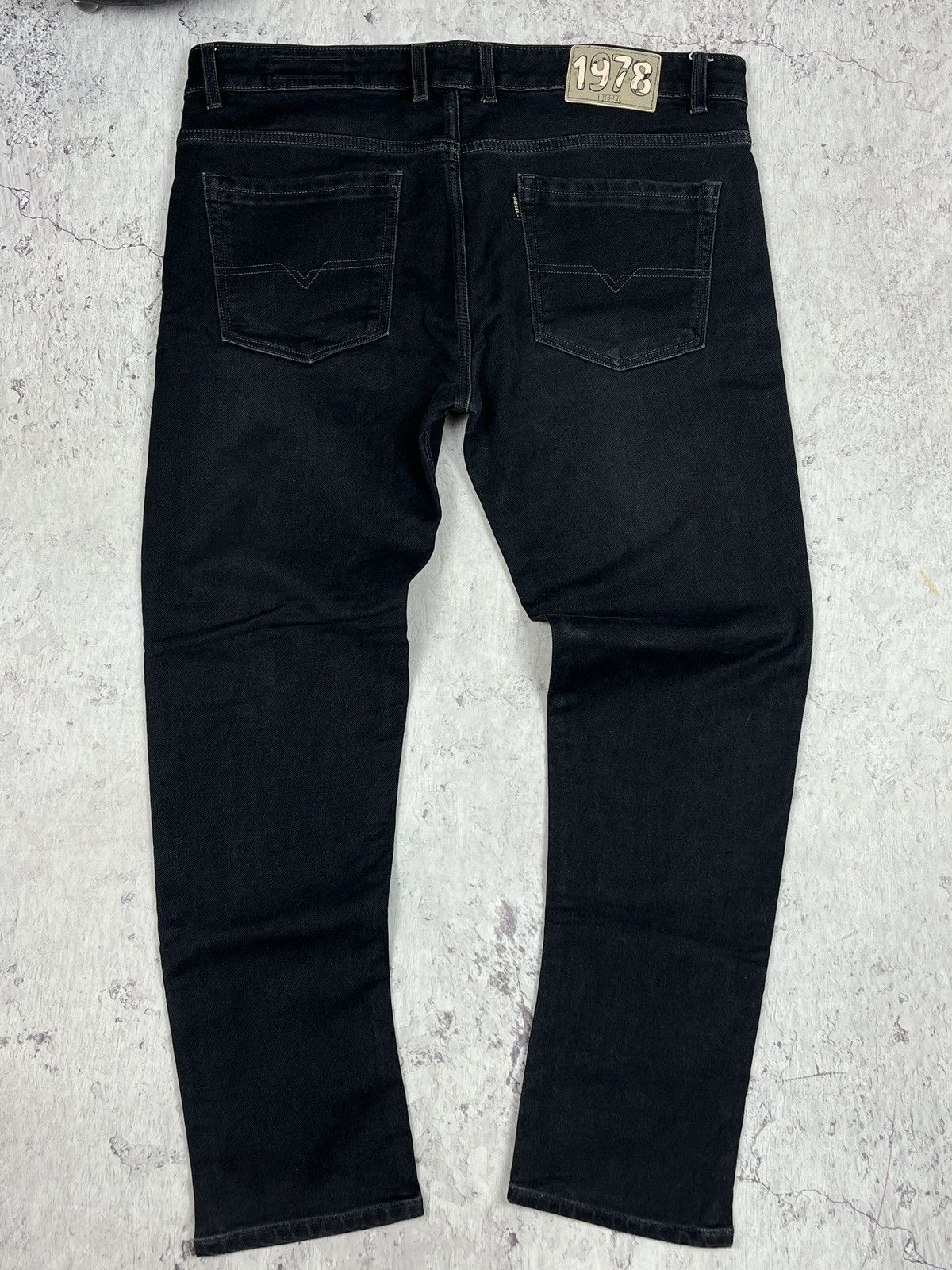 Designer × Diesel Vintage Men's Y2K Diesel 1978 Black Denim Jeans Size US 38 / EU 54 - 1 Thumbnail