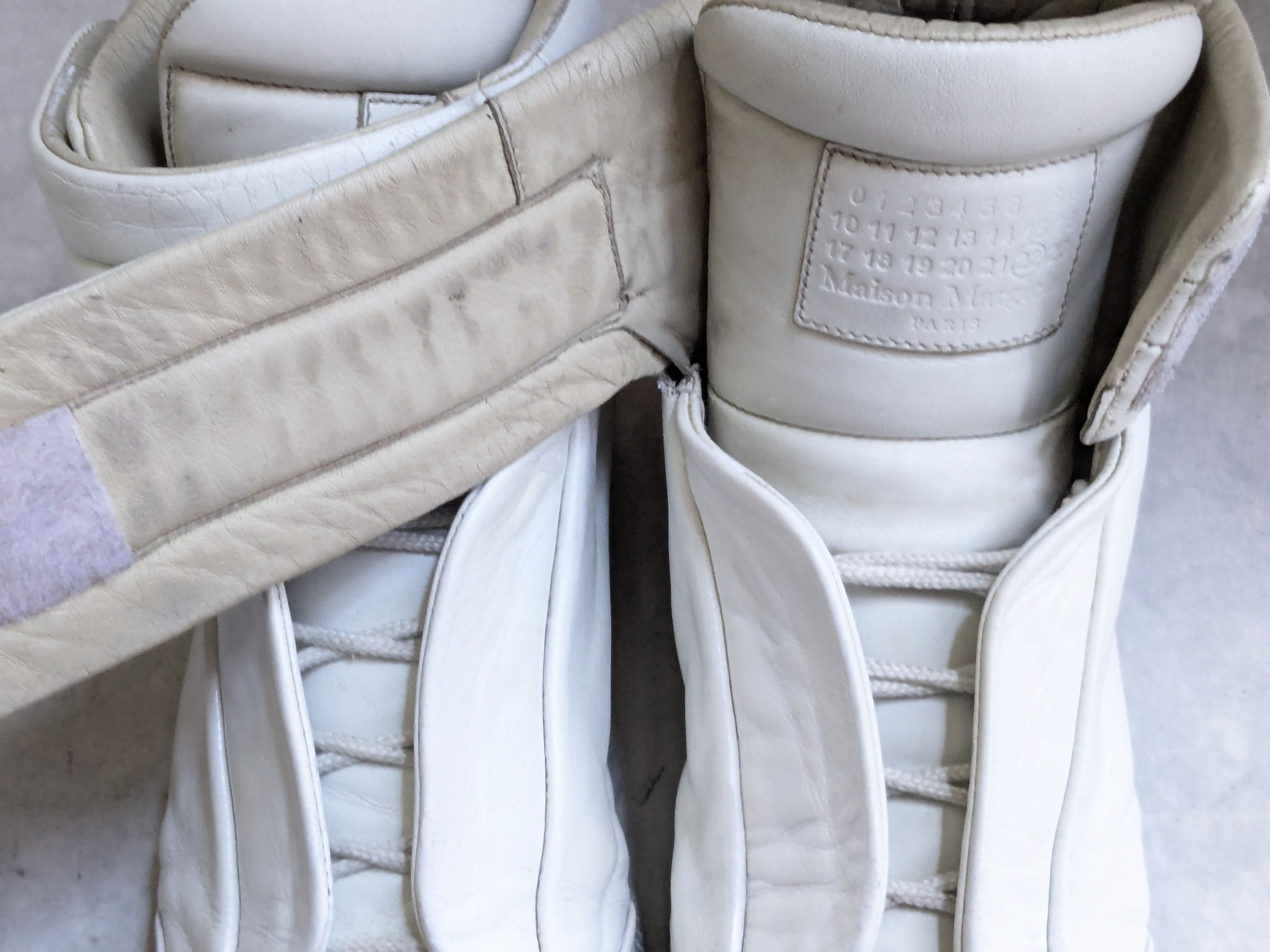 Maison Margiela Maison Margiela Future White Silver 9 42 High Tops Size US 9 / EU 42 - 8 Thumbnail